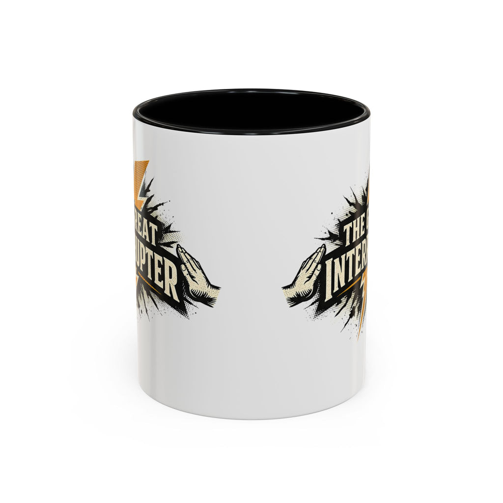 The Great Interrupter Coffee Mug — Funny Lightning Bolt Accent Ceramic Mug