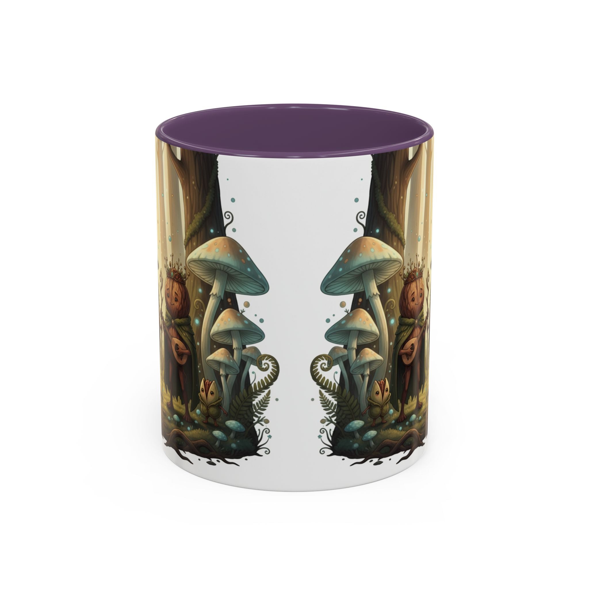 Whimsical Forest Mushroom Mug — Cute Woodland Gnome Coffee Cup