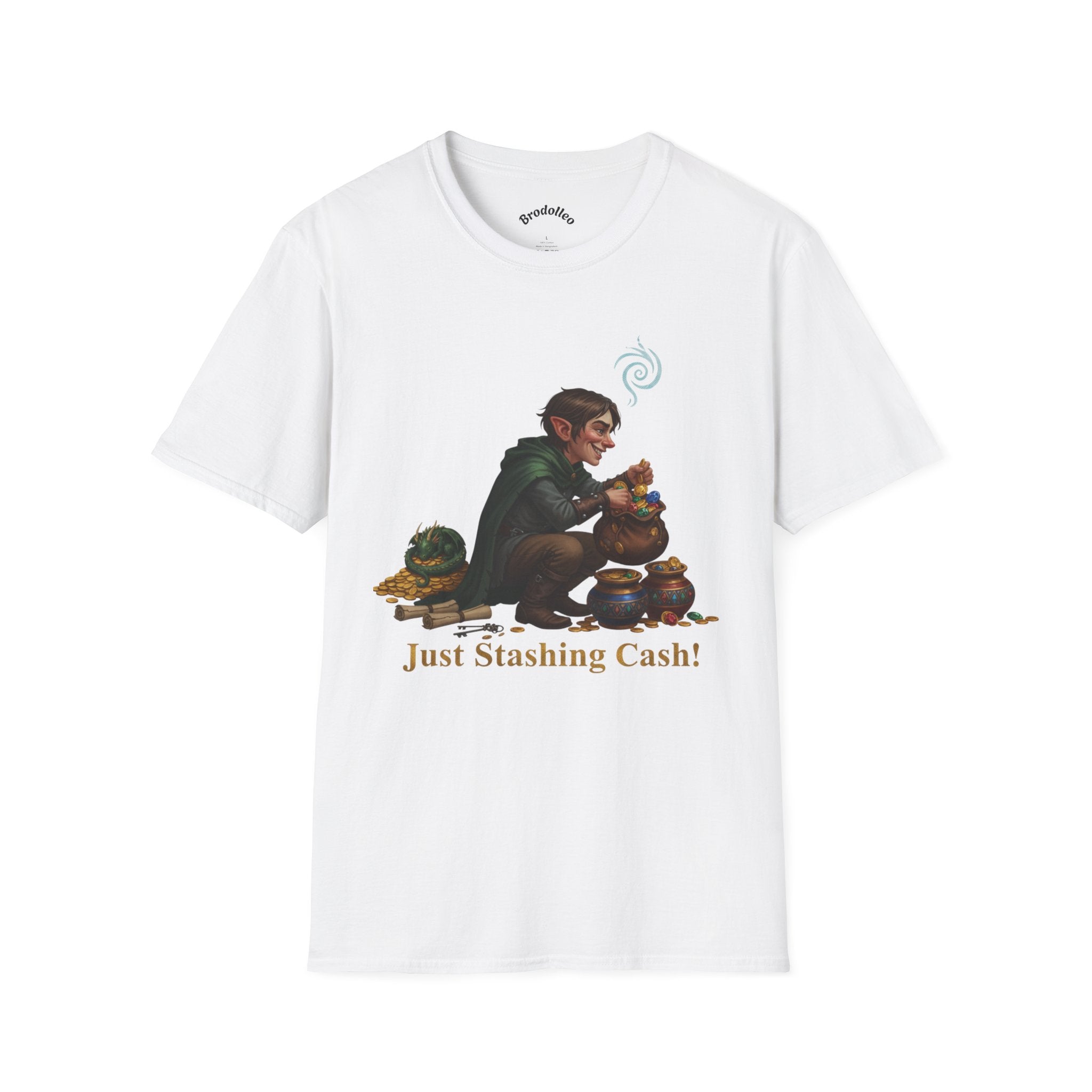 Money Stash T-Shirt — "Just Stashing Cash!" Fantasy Comfort Tee