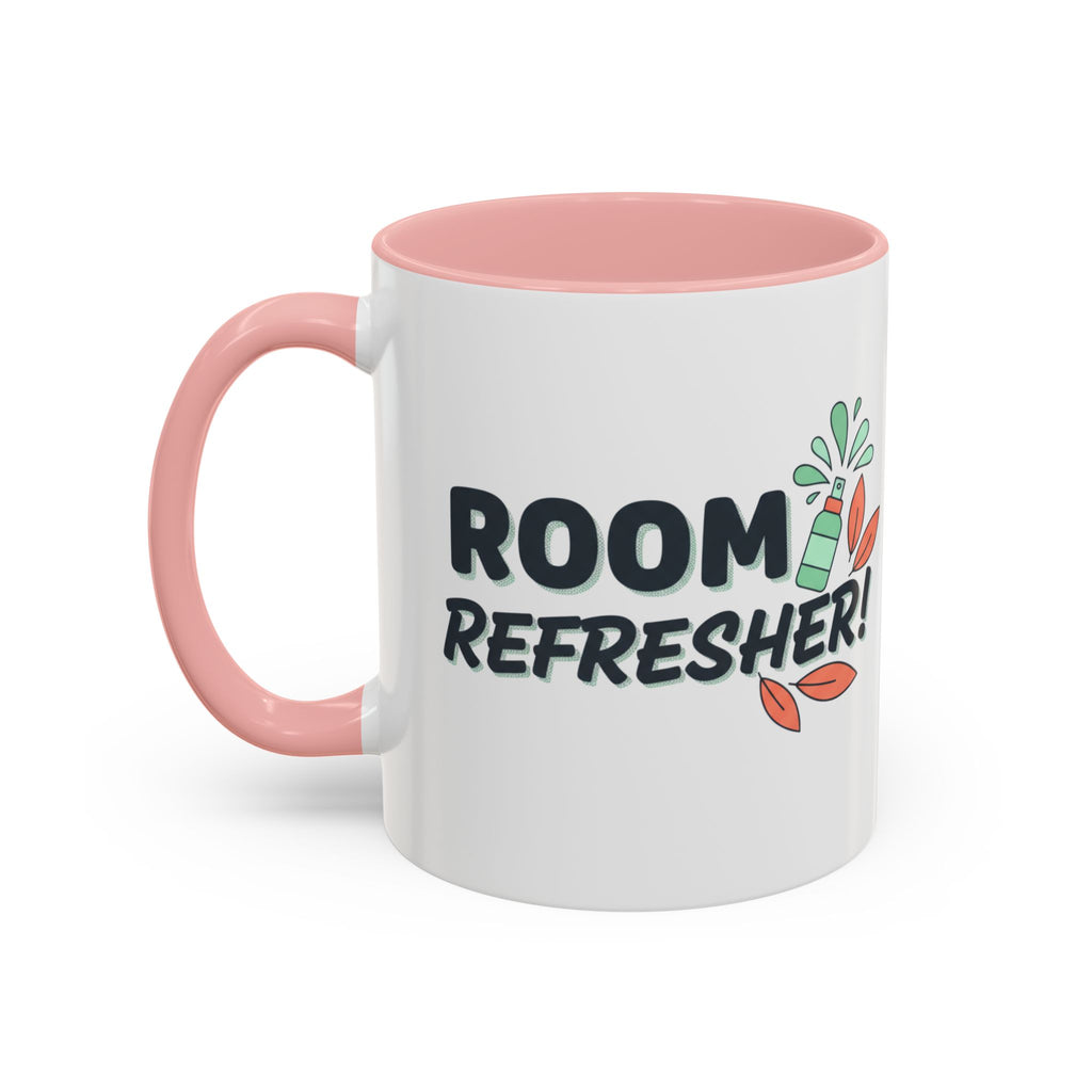 Room Refresher Coffee Mug — Funny Scented Spray Graphic Accent Mug