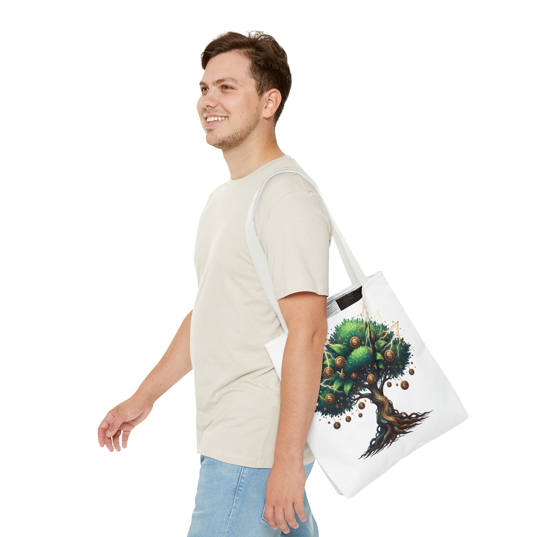 Tree of Life Tote Bag — Botanical Boho Eco Canvas Tote