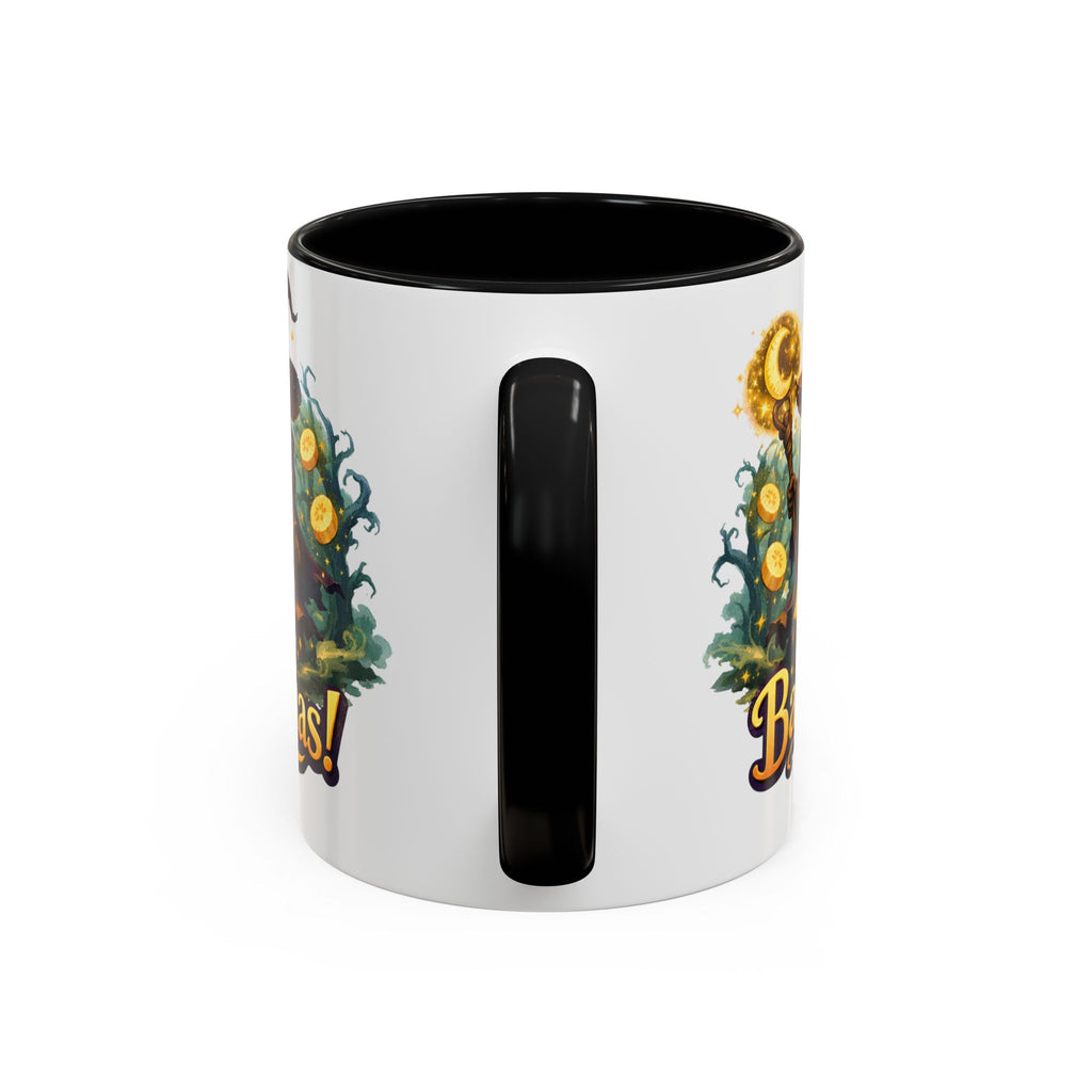 Going Bananas! Witch Banana Accent Coffee Mug — Fun Halloween Coffee Cup (11/15oz)