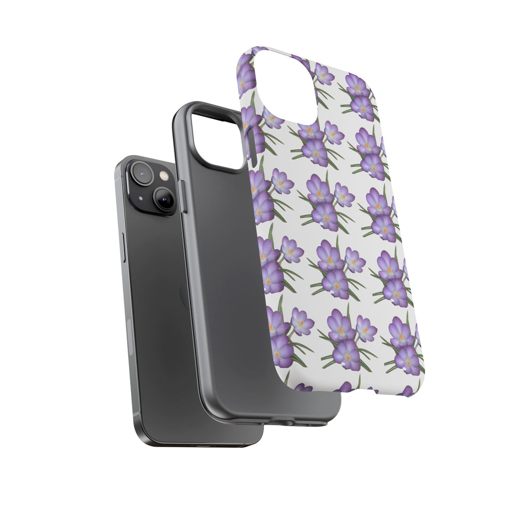 Tough Case — Purple Floral Phone Case