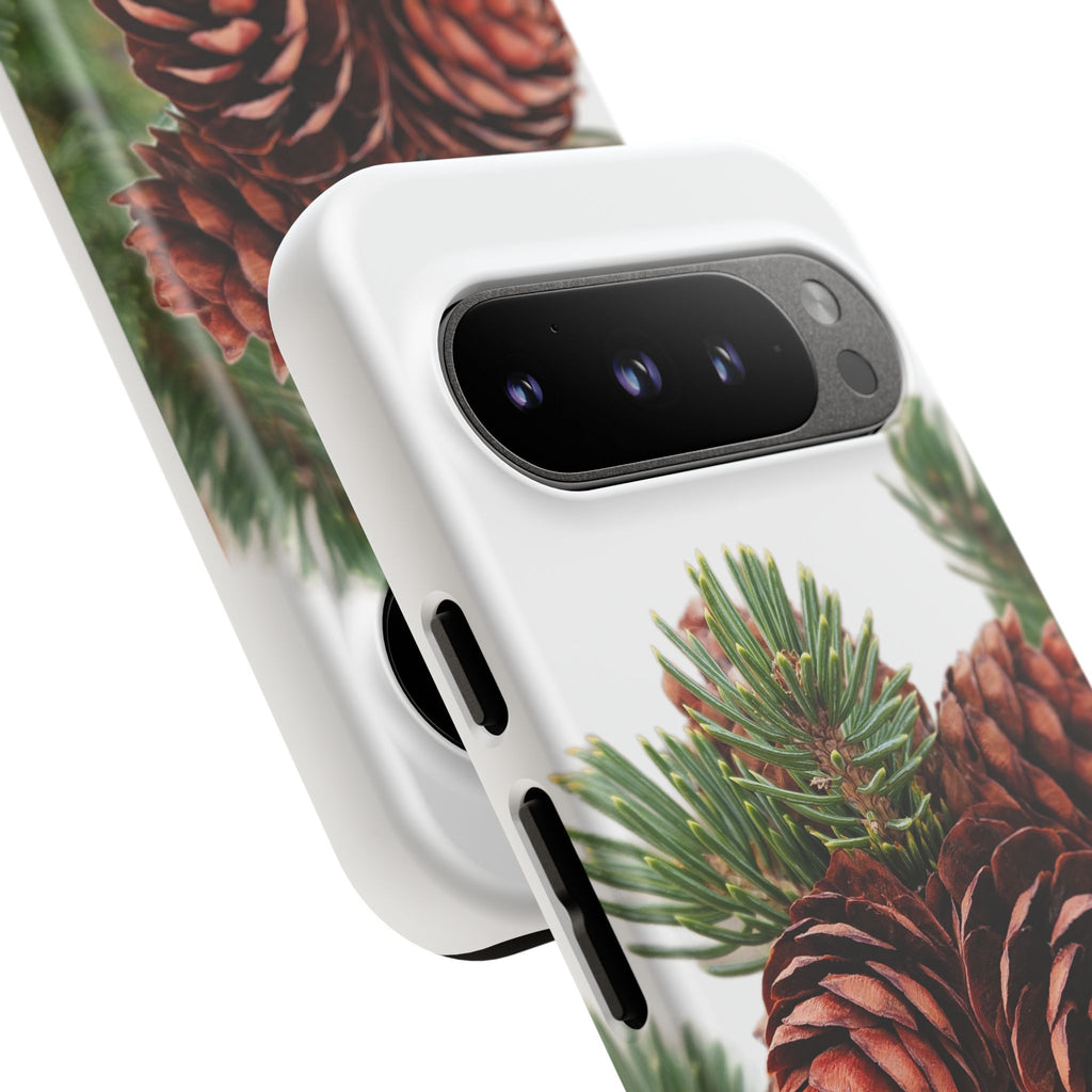 Pinecone Tough Phone Case — Protective Botanical Phone Cover