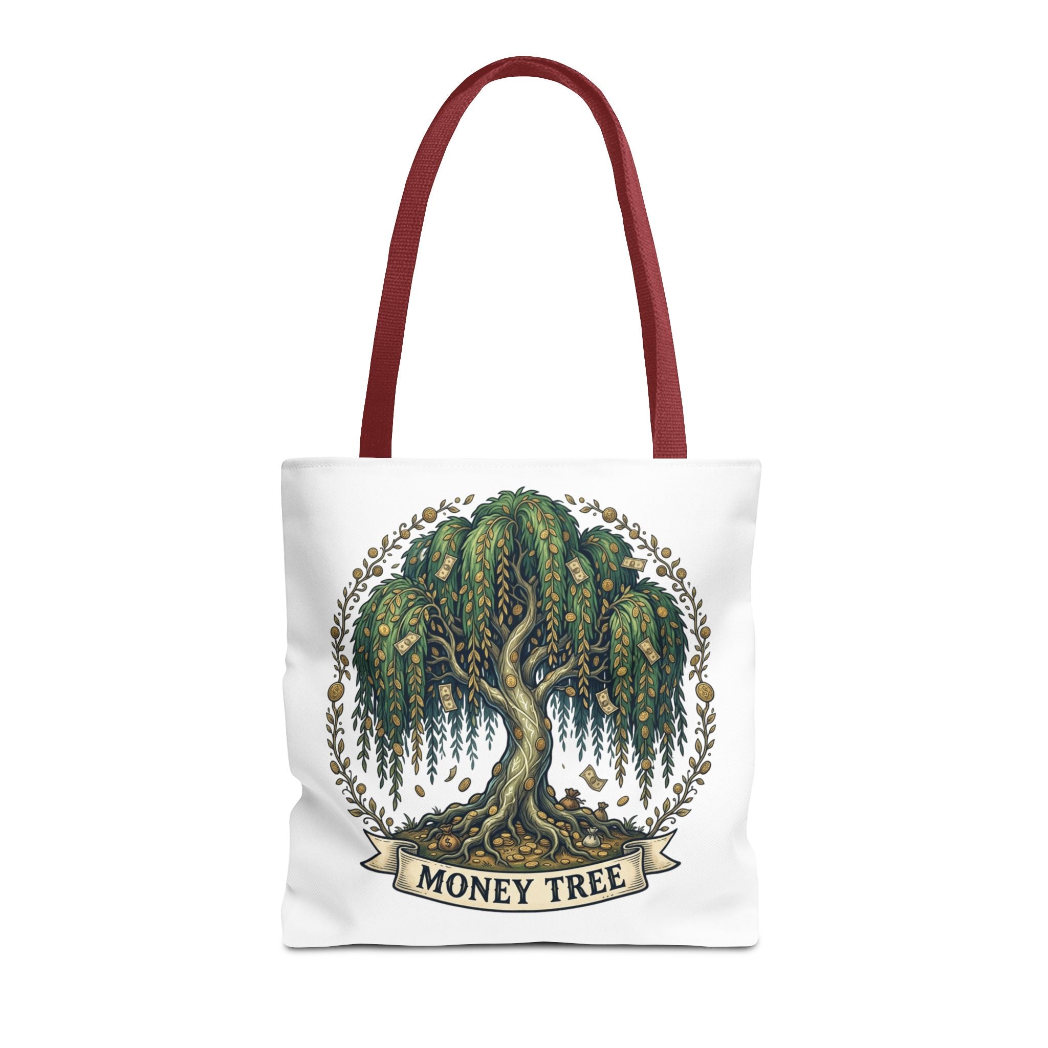 Money Tree Tote Bag — Decorative Prosperity Market Tote