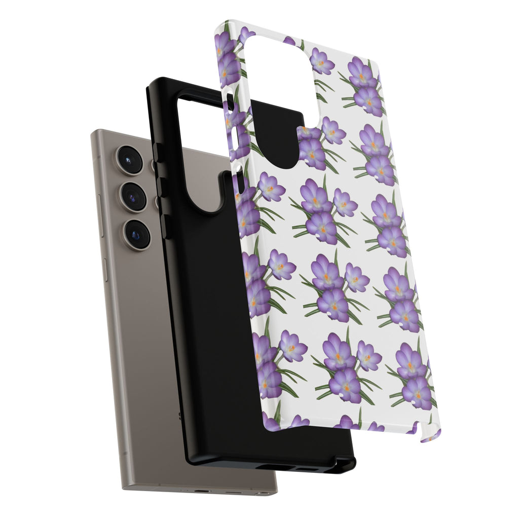 Tough Case — Purple Floral Phone Case