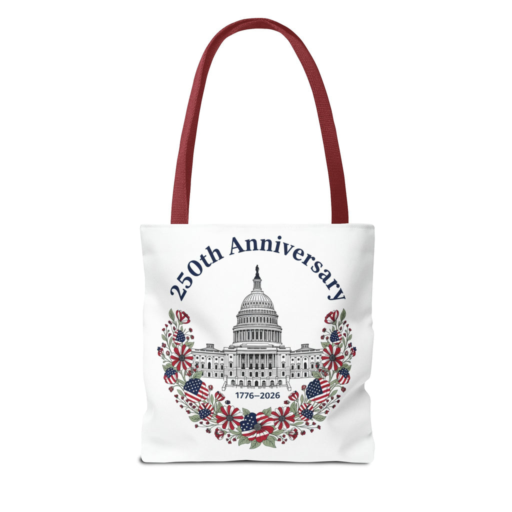 250th Anniversary Capitol Tote Bag — Patriotic USA Commemorative Tote (1776–2026)