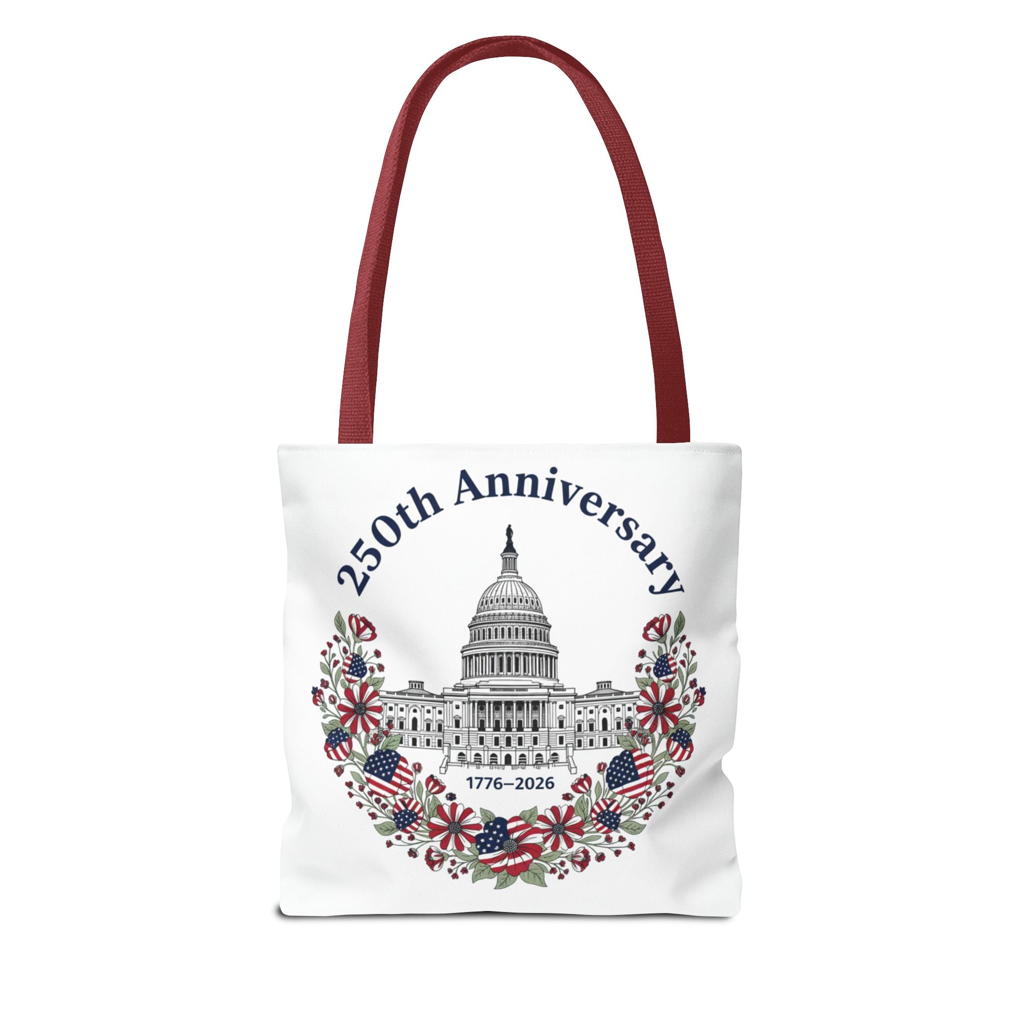 250th Anniversary Capitol Tote Bag — Patriotic USA Commemorative Tote (1776–2026)