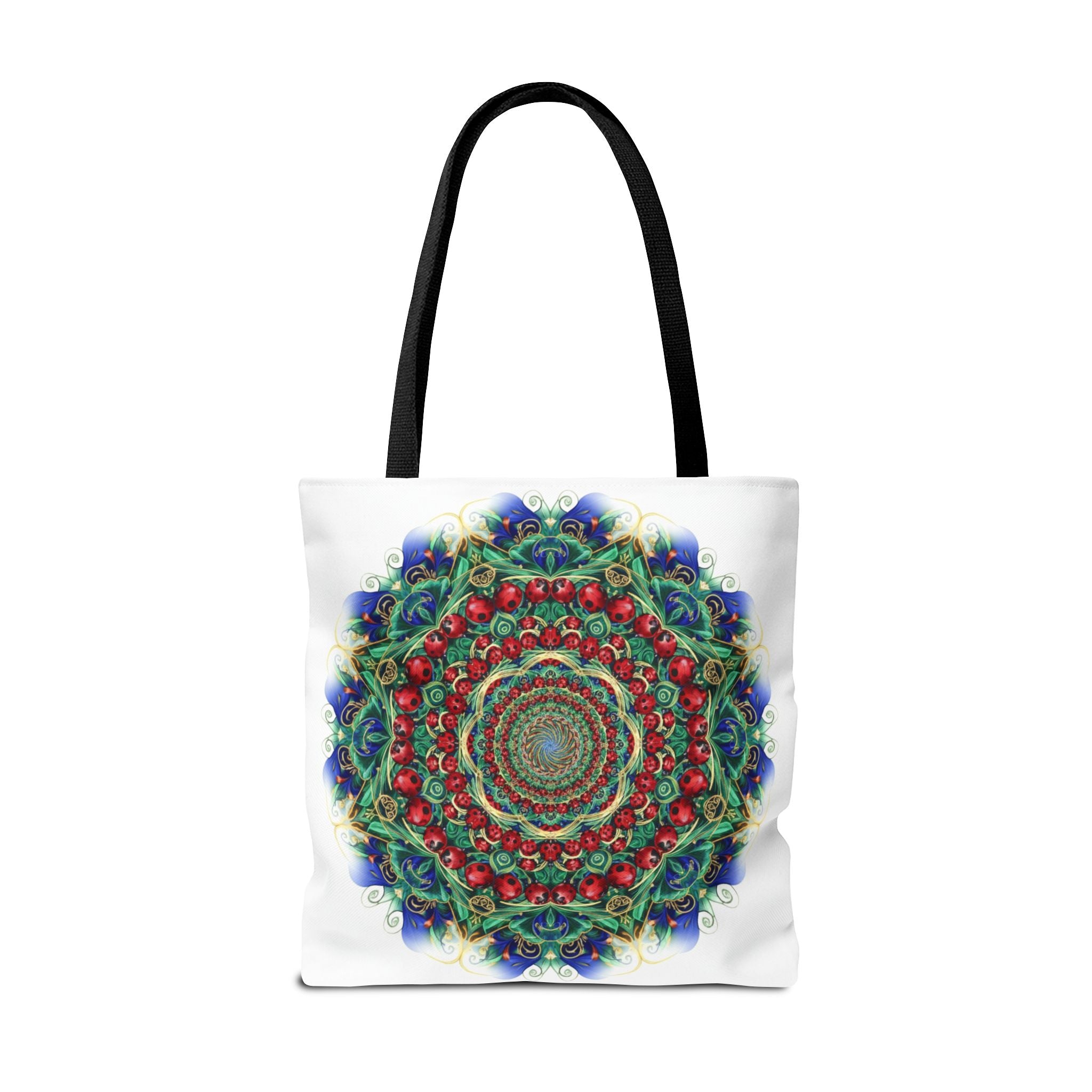 Bohemian Kaleidoscope Tote Bag — Colorful Mandala AOP Beach & Market Tote