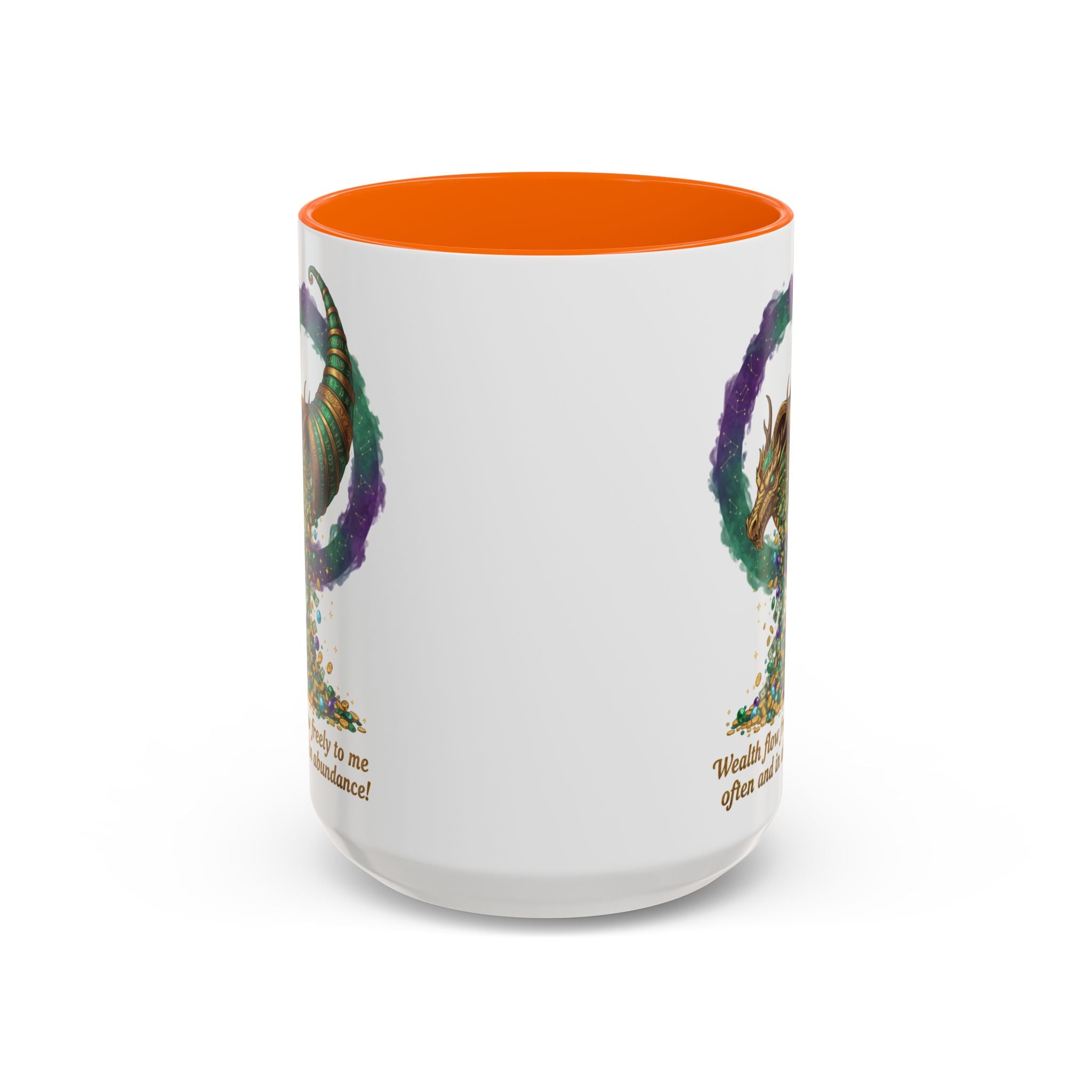 Cornucopia Wealth Coffee Mug — "Wealth flow freely to me often and in abundance!"