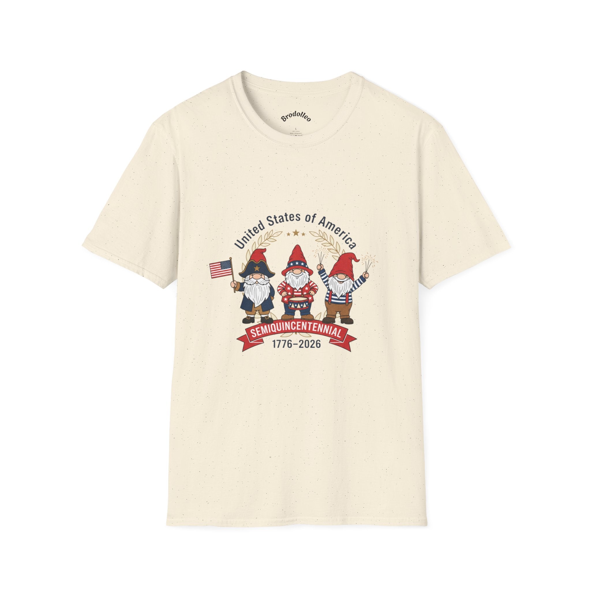 Semiquincentennial Gnome T-Shirt – 1776–2026 USA Independence Celebration