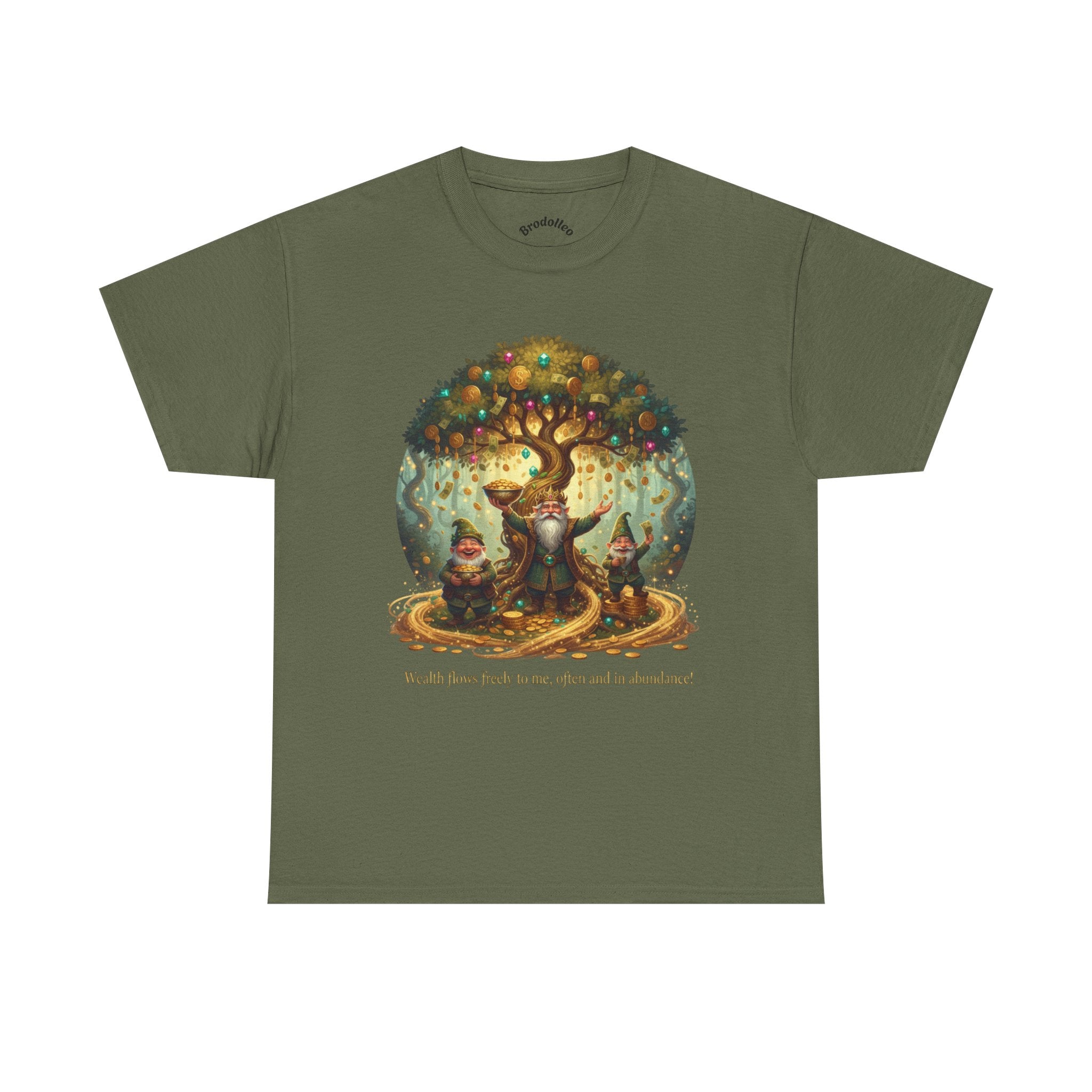 Fantasy Tree Spirits T-Shirt — "Walks from body to me, often in a shadow" Graphic Tee