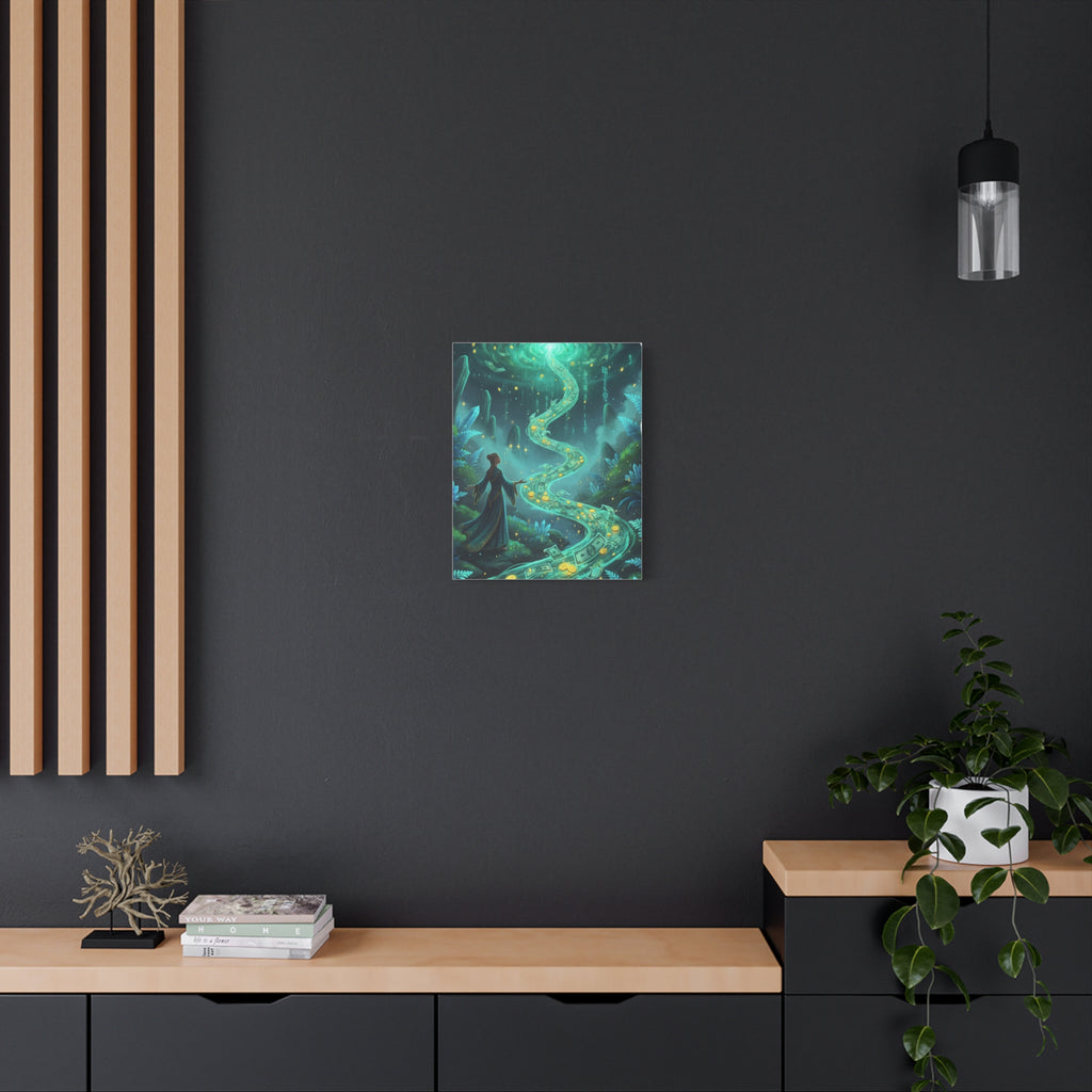 Enchanted River Fantasy Canvas Wall Art