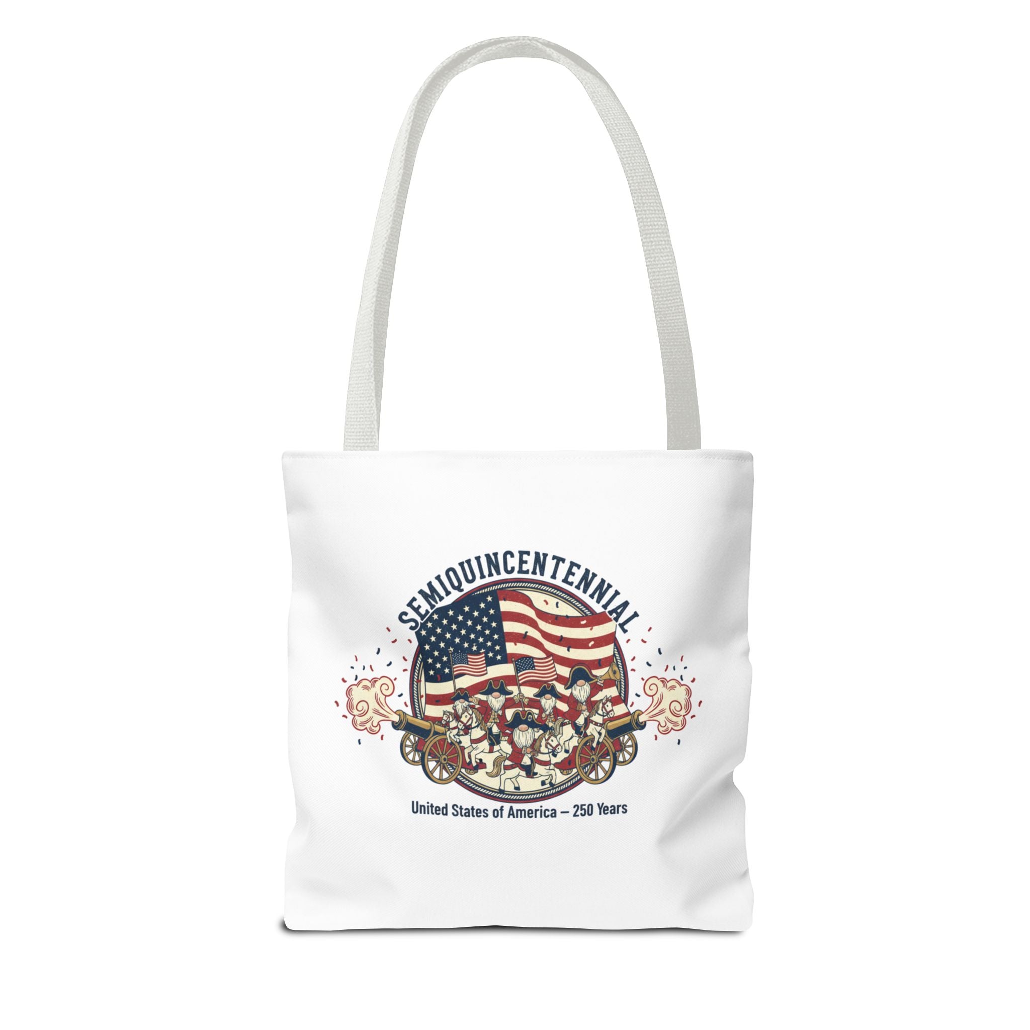 Semiquincentennial Tote Bag — USA 250 Years Flag & Celebration Design