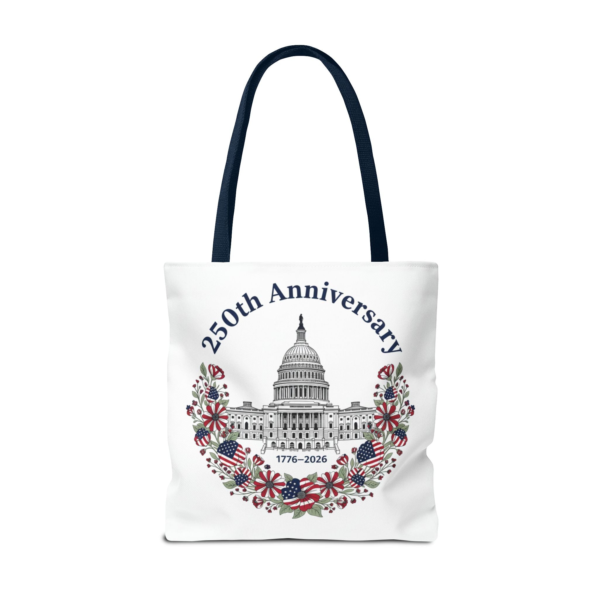 250th Anniversary Capitol Tote Bag — Patriotic USA Commemorative Tote (1776–2026)