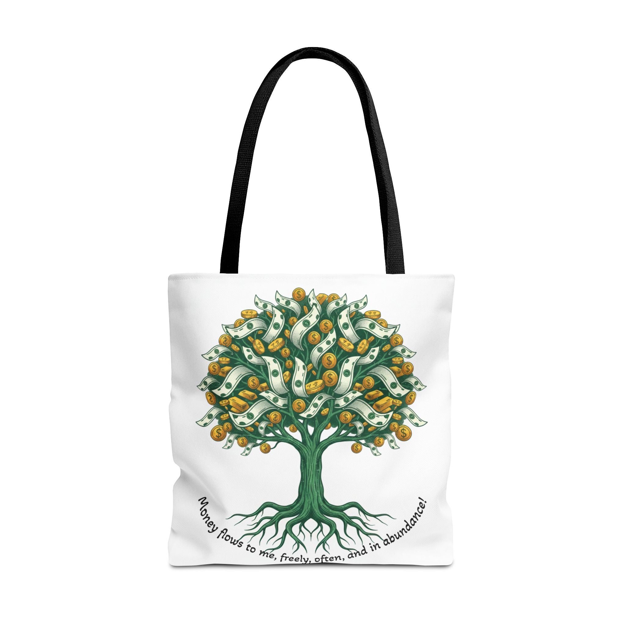 Money Tree Tote Bag — Illustrated Cash Tree Eco Shopper