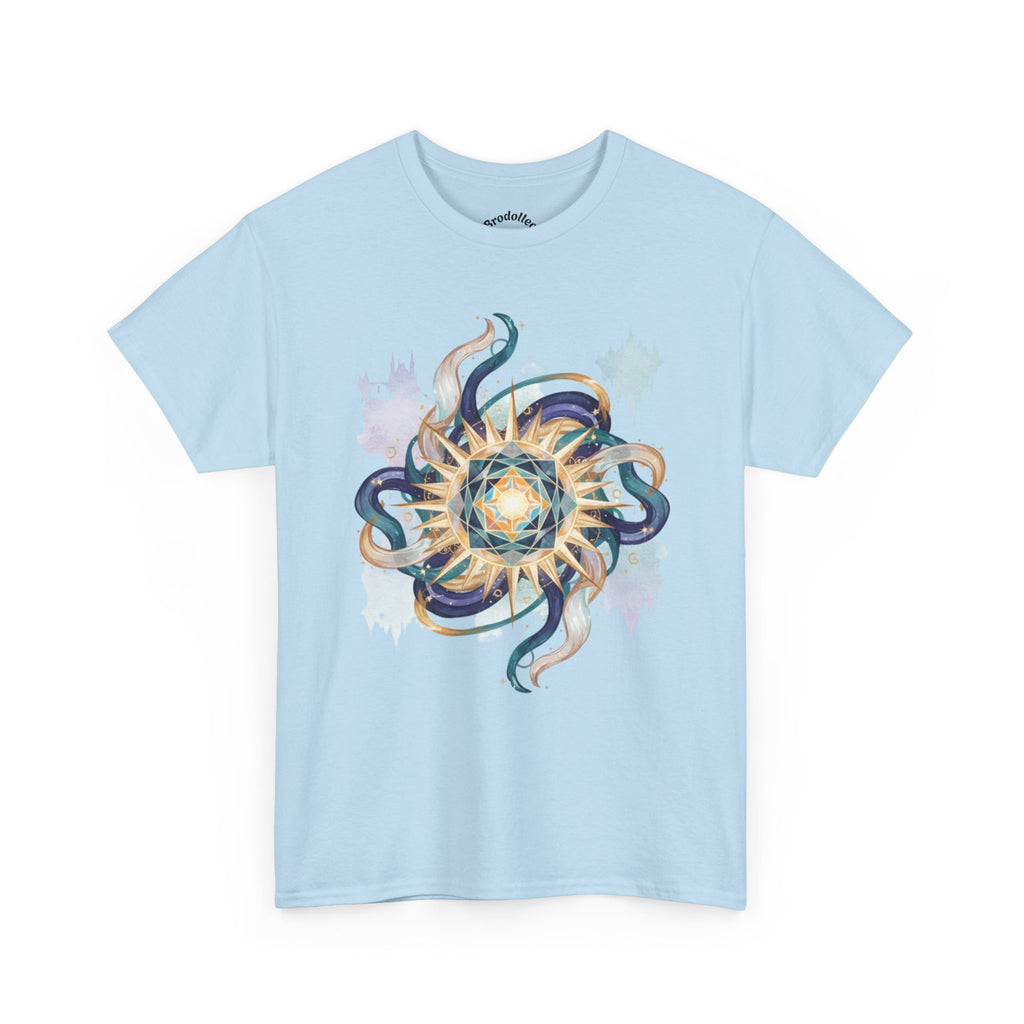 Sunburst Octopus Graphic Tee — Nautical Mystic Sea Creature T-Shirt