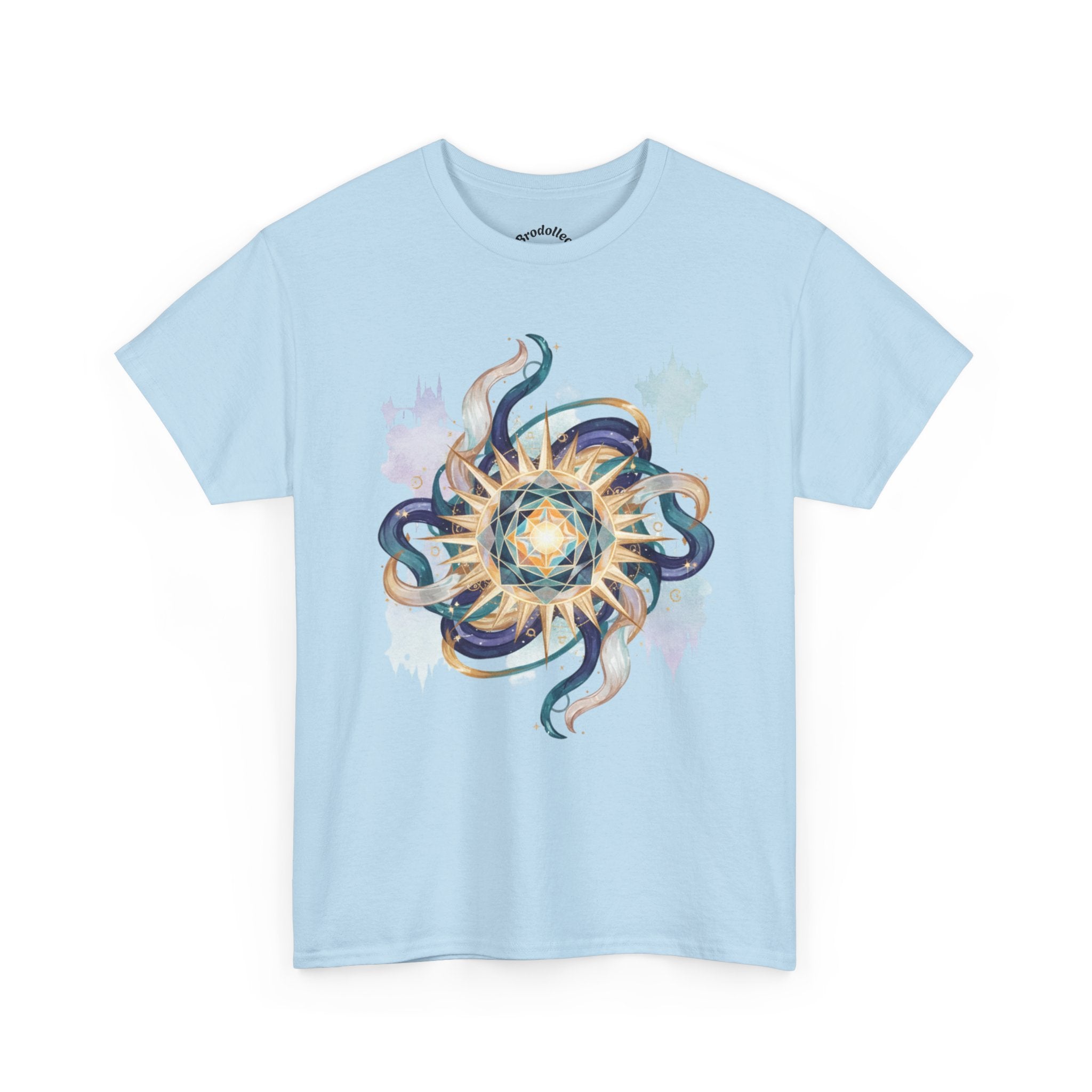 Sunburst Octopus Graphic Tee — Nautical Mystic Sea Creature T-Shirt