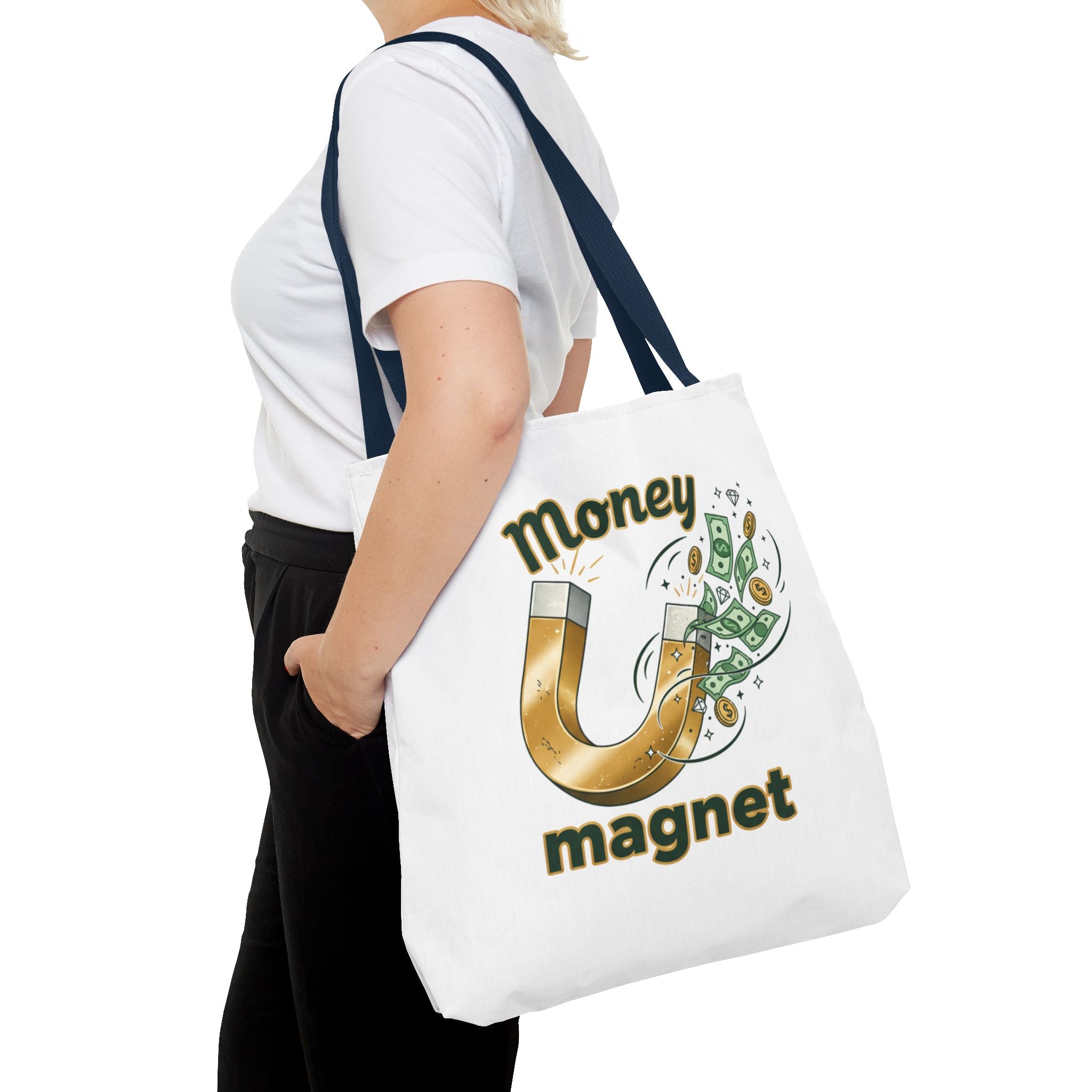 Money Magnet Tote Bag — Funny Luck & Wealth Shopping Tote