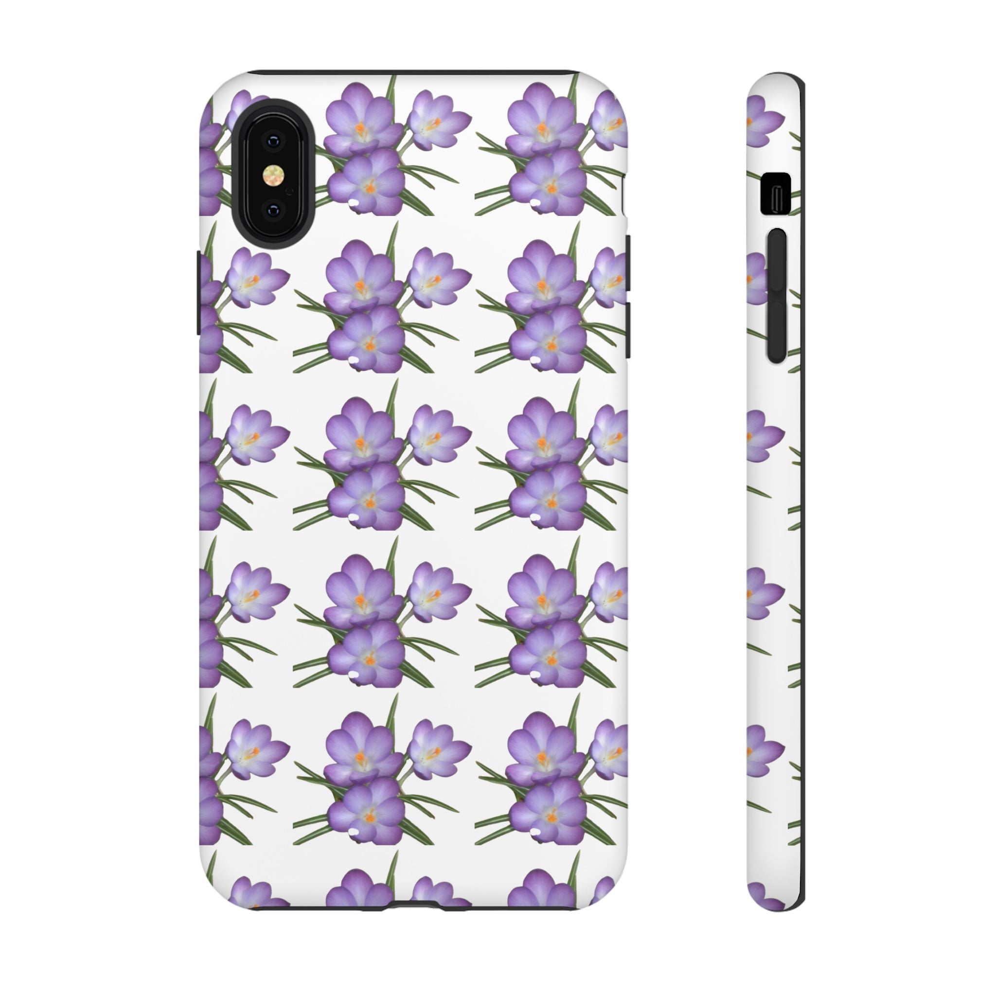 Tough Case — Purple Floral Phone Case