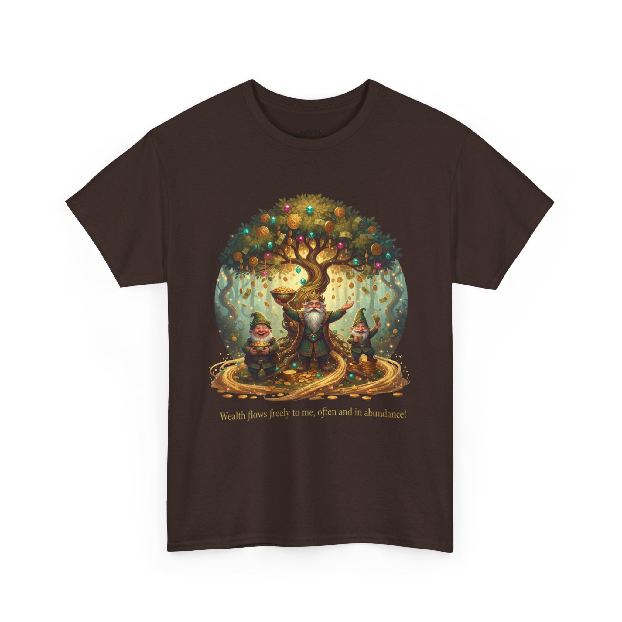 Fantasy Tree Spirits T-Shirt — "Walks from body to me, often in a shadow" Graphic Tee