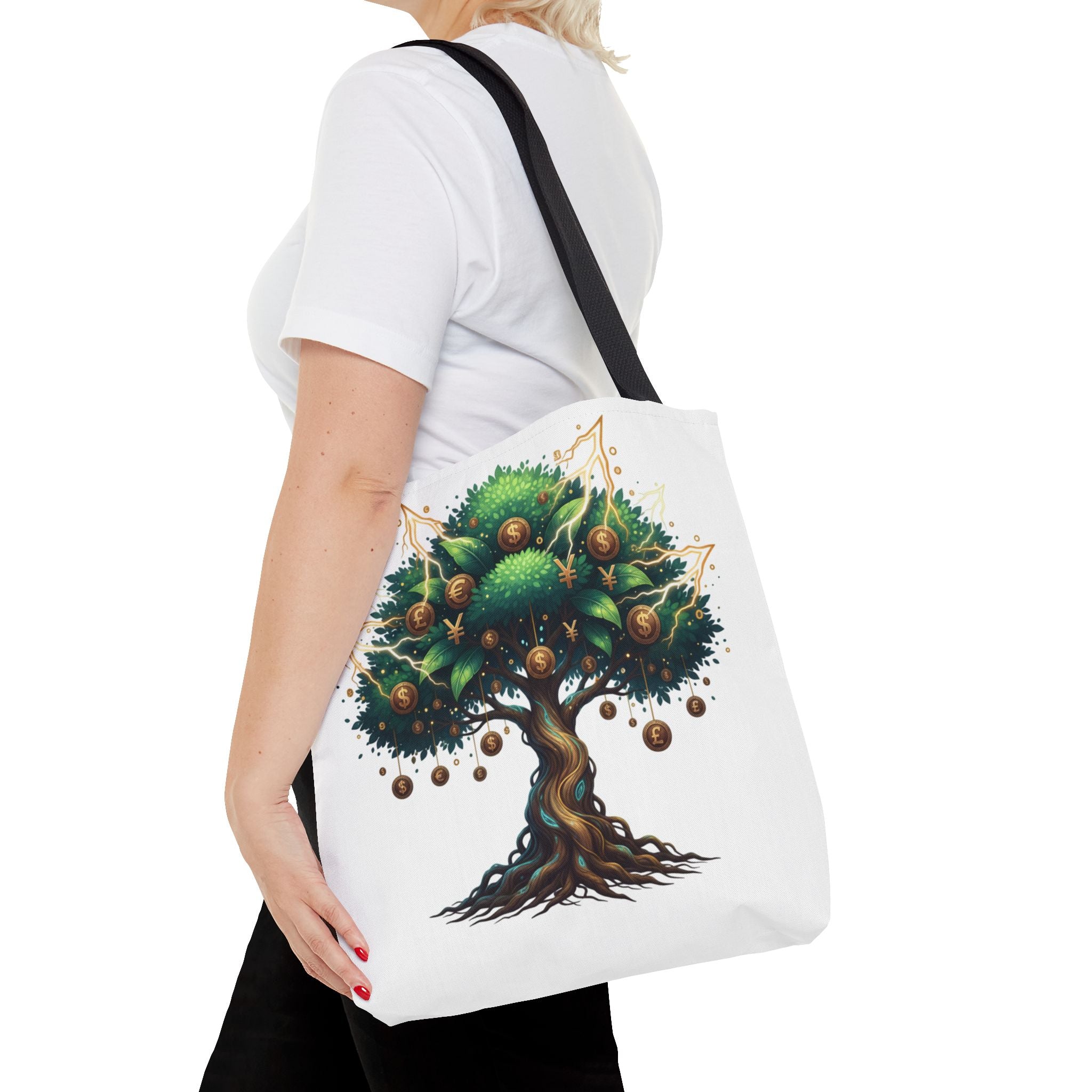 Tree of Life Tote Bag — Botanical Boho Eco Canvas Tote