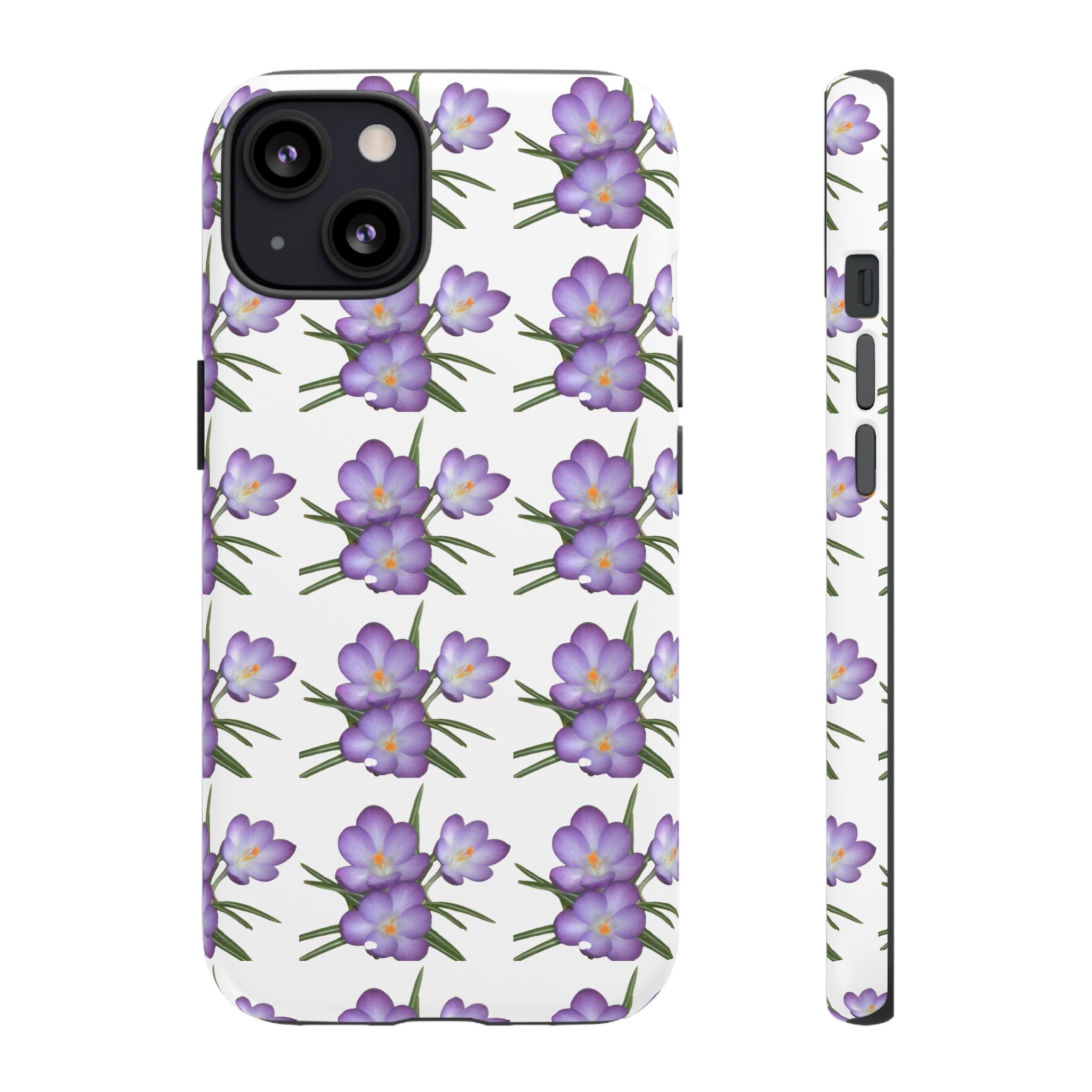 Tough Case — Purple Floral Phone Case