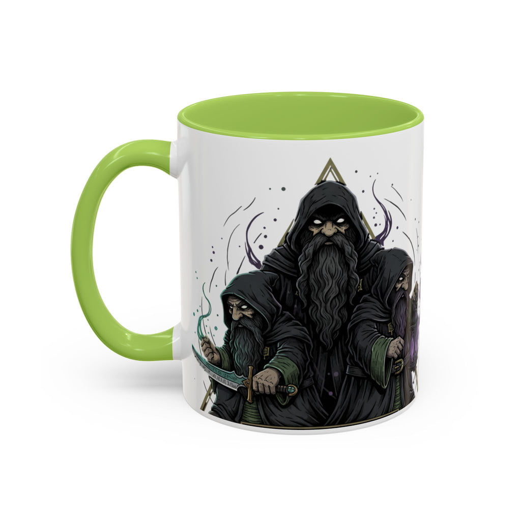 Grim Sorcerer Accent Coffee Mug – Witchy Wizard Magic 11/15oz