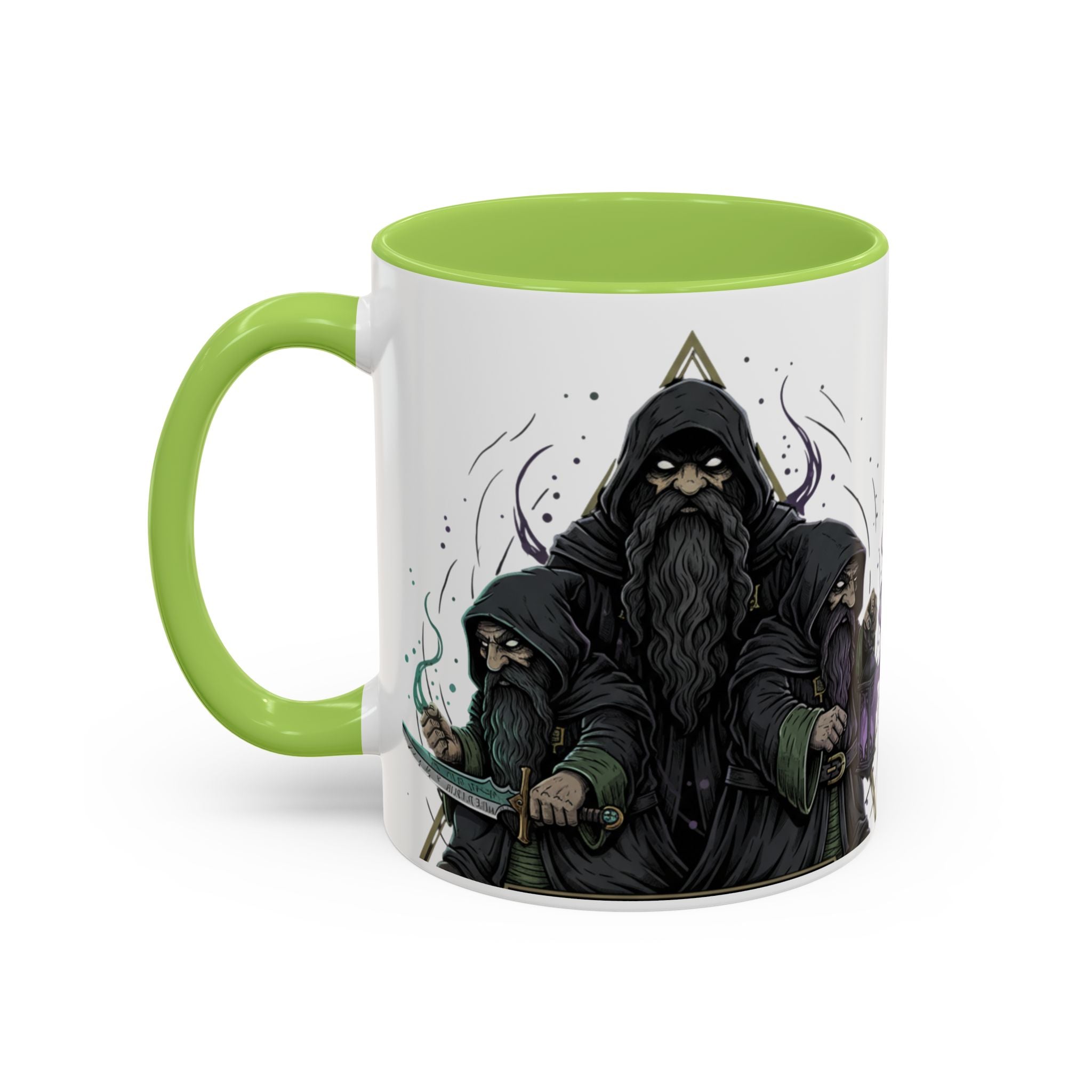 Grim Sorcerer Accent Coffee Mug – Witchy Wizard Magic 11/15oz