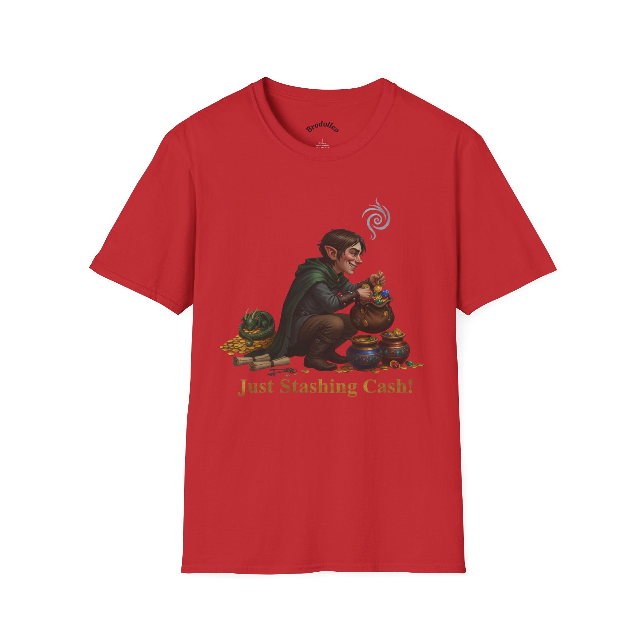 Money Stash T-Shirt — "Just Stashing Cash!" Fantasy Comfort Tee