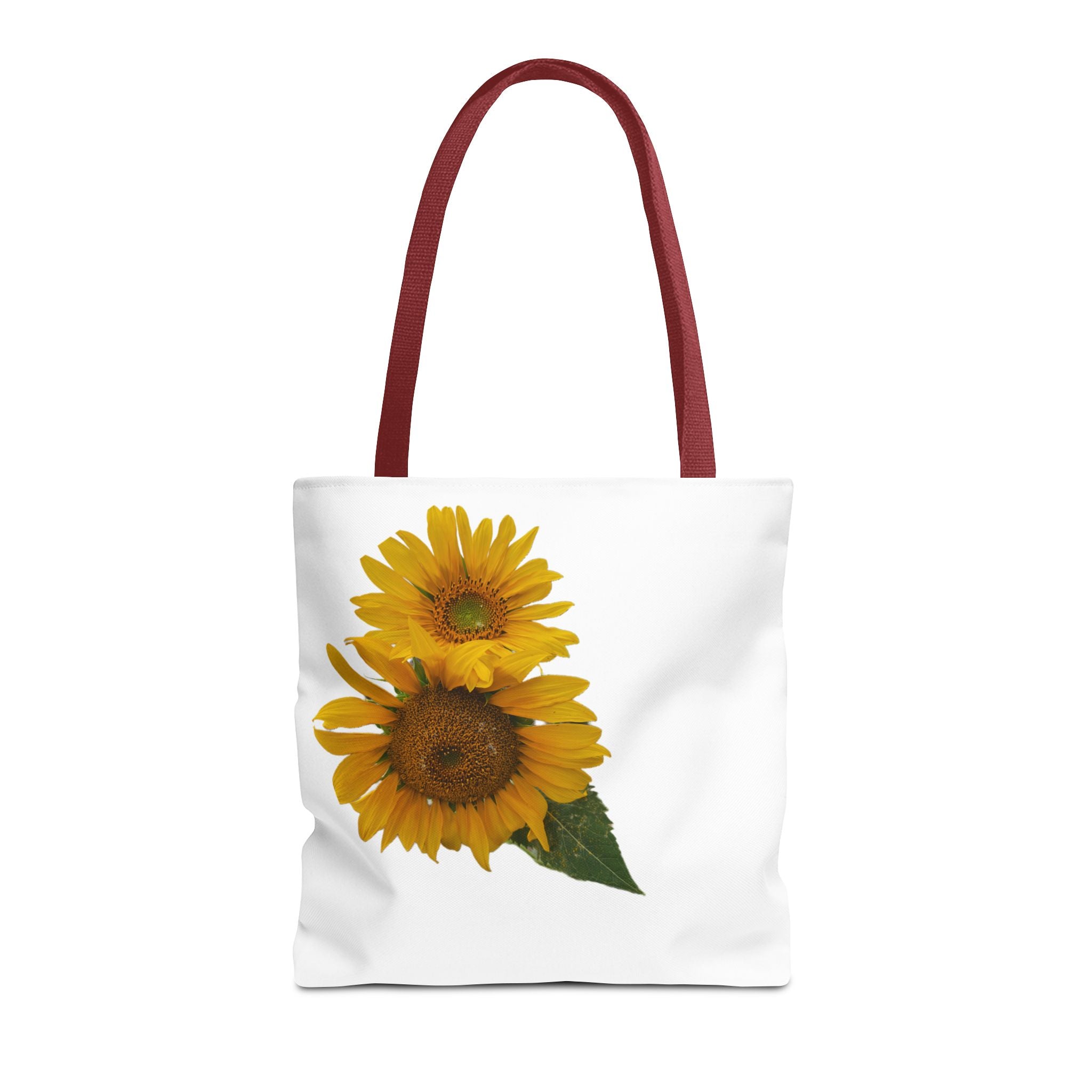 Sunflower Tote Bag — Bright Floral All-Over Print Shopping Tote