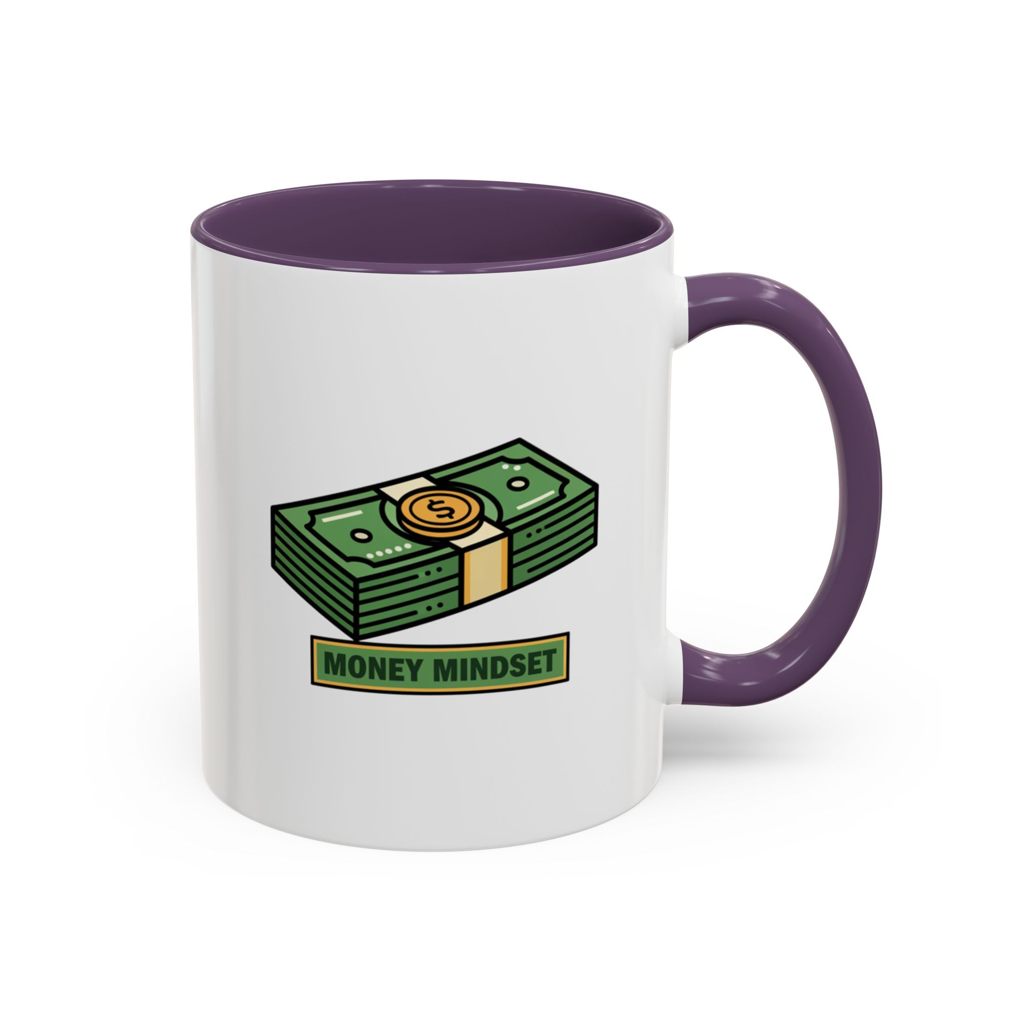 Money Mindset Coffee Mug — Stack of Cash Accent Mug (11/15oz)