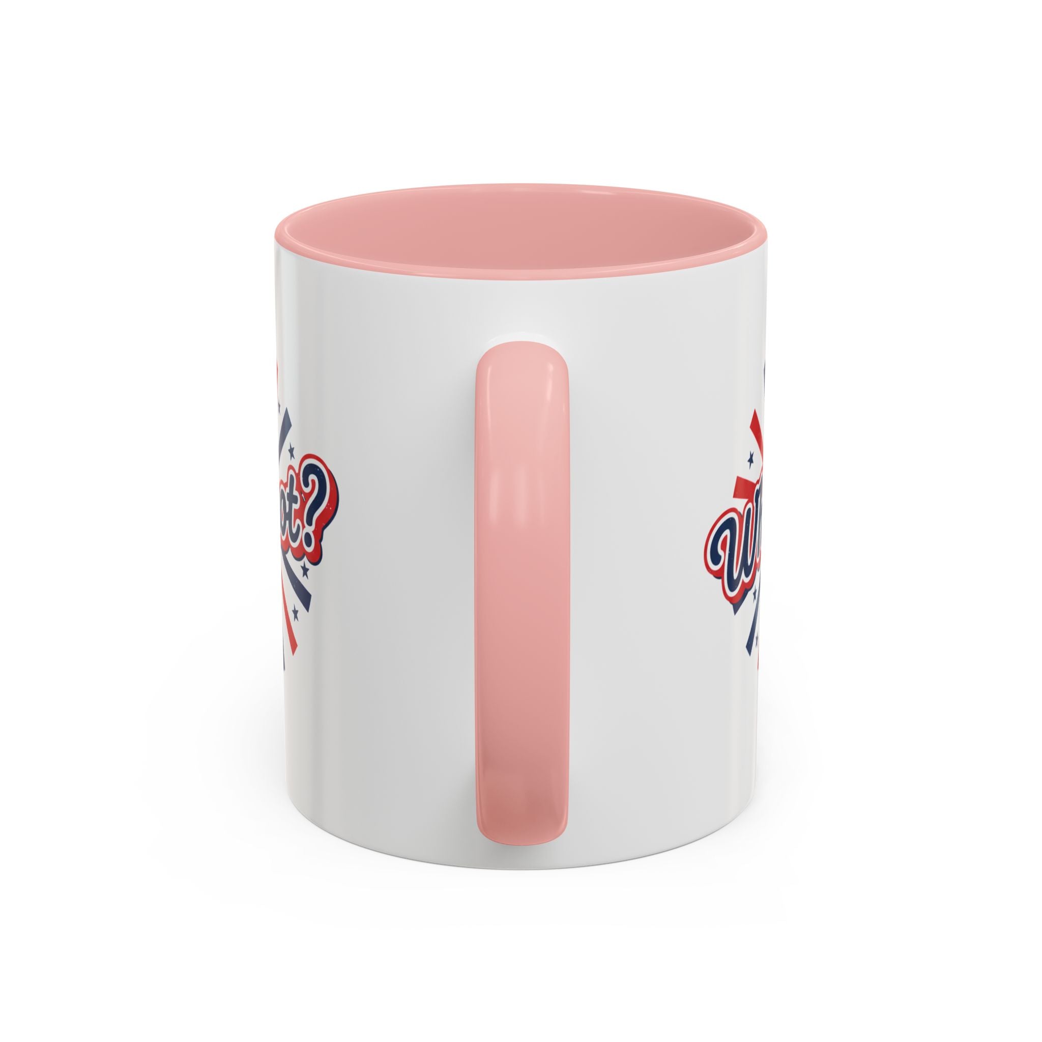 Why Not? Accent Coffee Mug — Patriotic Retro 11/15oz Ceramic