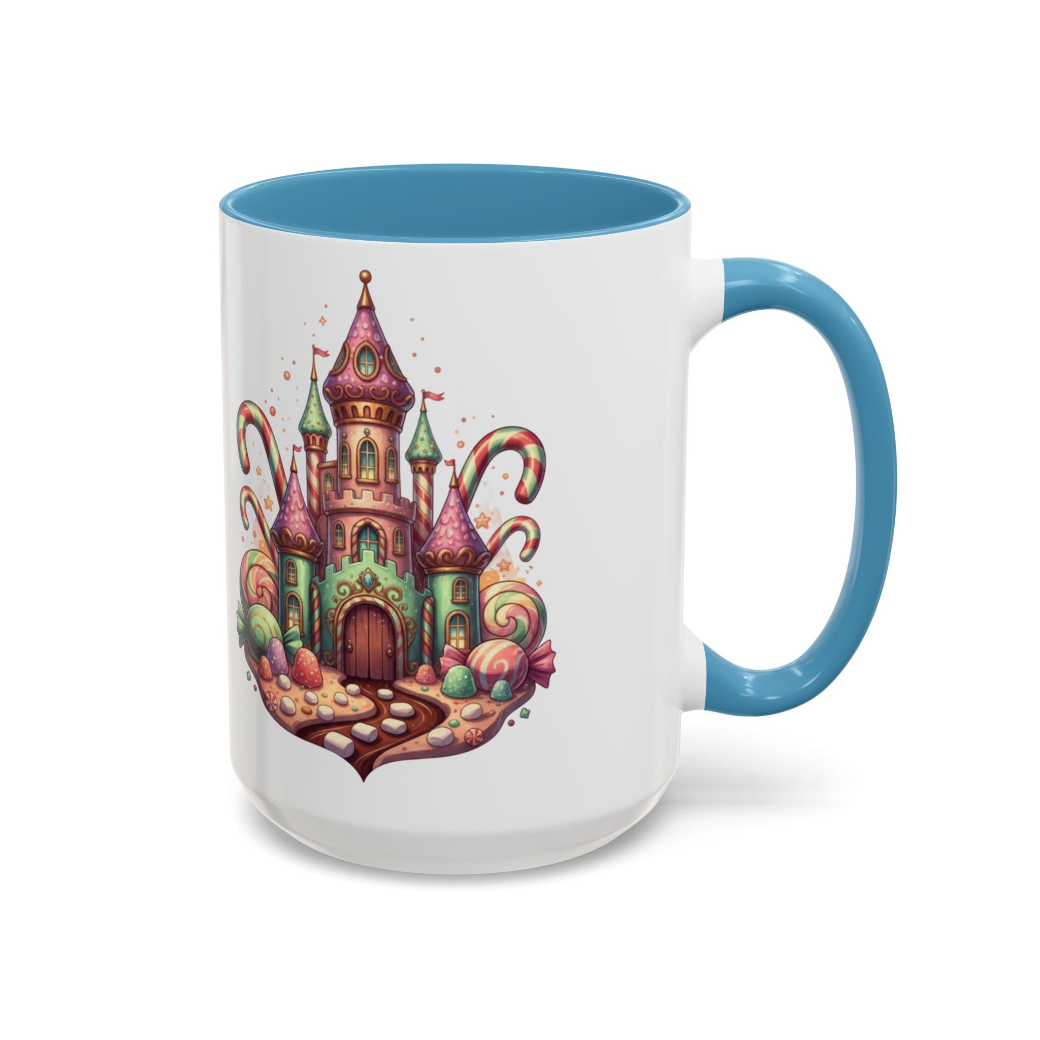 Candy Castle Coffee Mug — Whimsical Sweet Shoppe Accent Mug (11/15 oz)