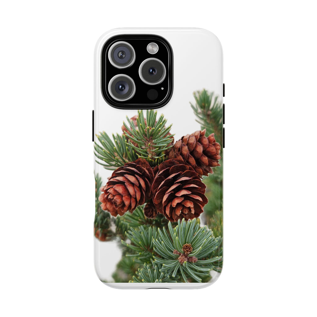 Pinecone Tough Phone Case — Protective Botanical Phone Cover