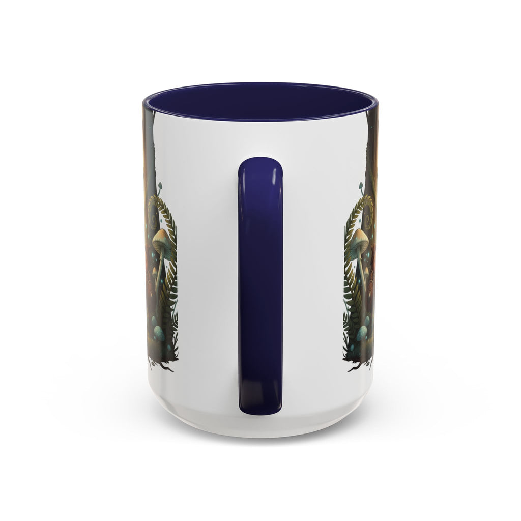 Whimsical Forest Mushroom Mug — Cute Woodland Gnome Coffee Cup