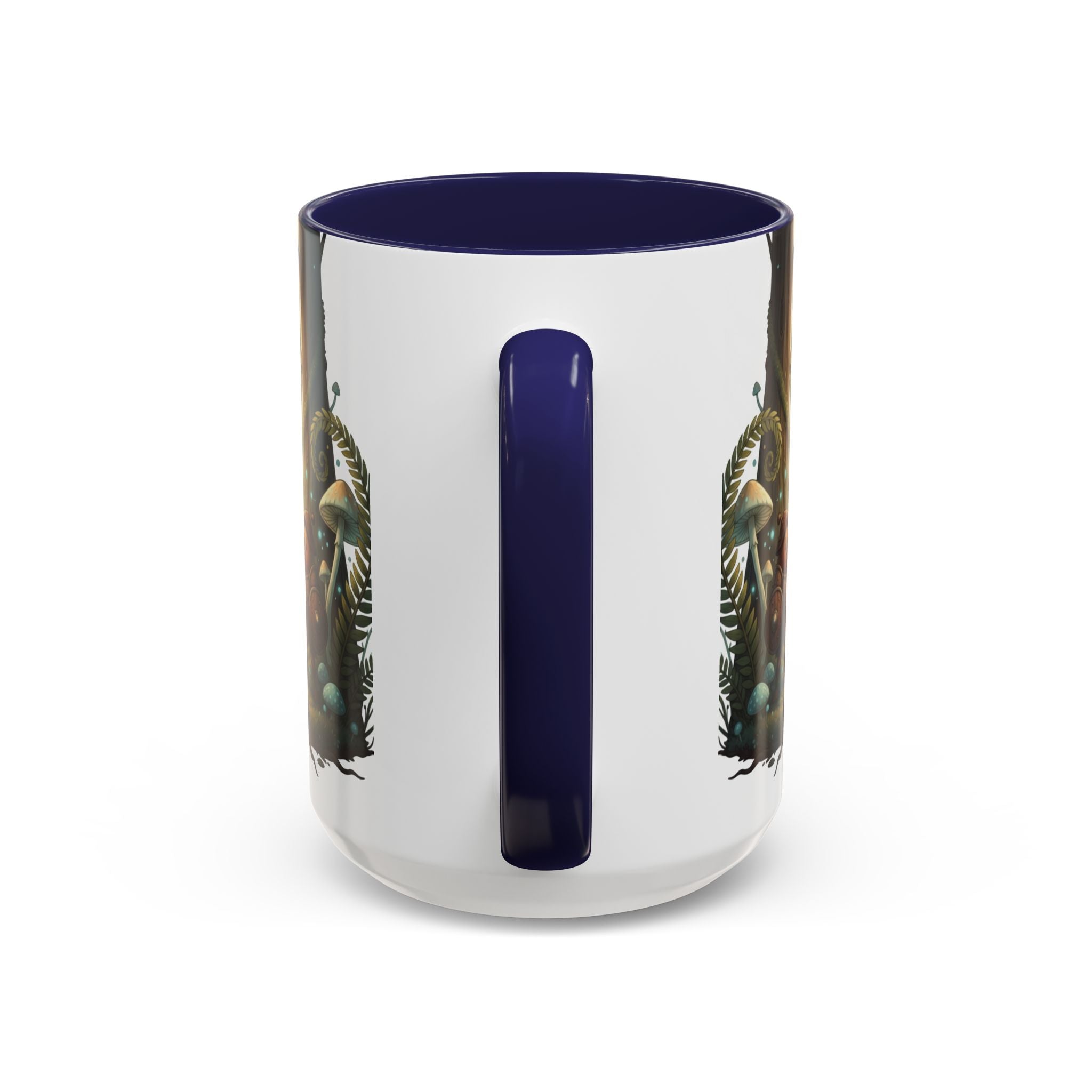 Whimsical Forest Mushroom Mug — Cute Woodland Gnome Coffee Cup