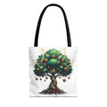 Tree of Life Tote Bag — Botanical Boho Eco Canvas Tote