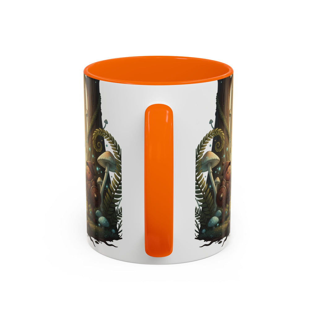 Whimsical Forest Mushroom Mug — Cute Woodland Gnome Coffee Cup
