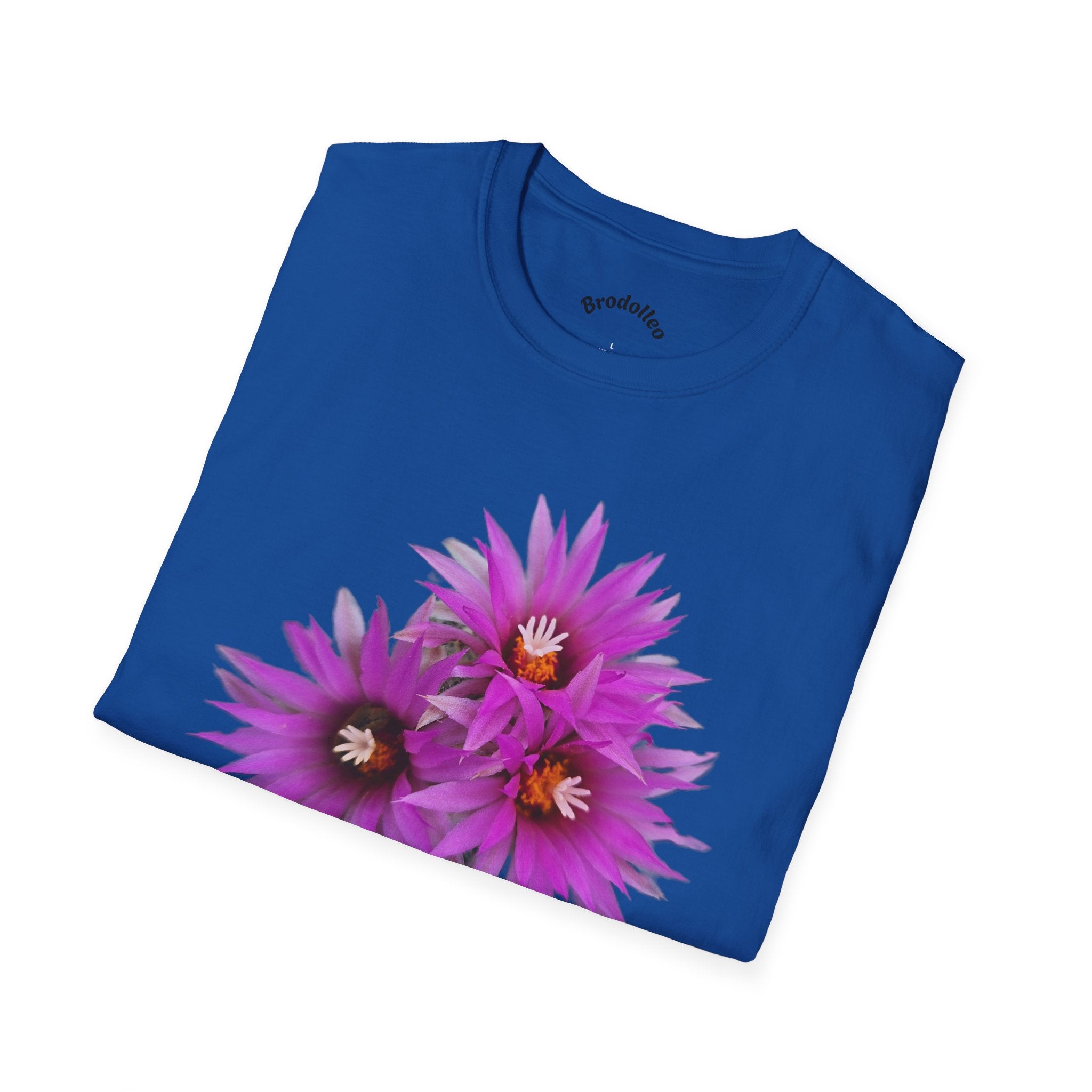 Purple Cactus Flower T-Shirt — Vibrant Desert Bloom Tee
