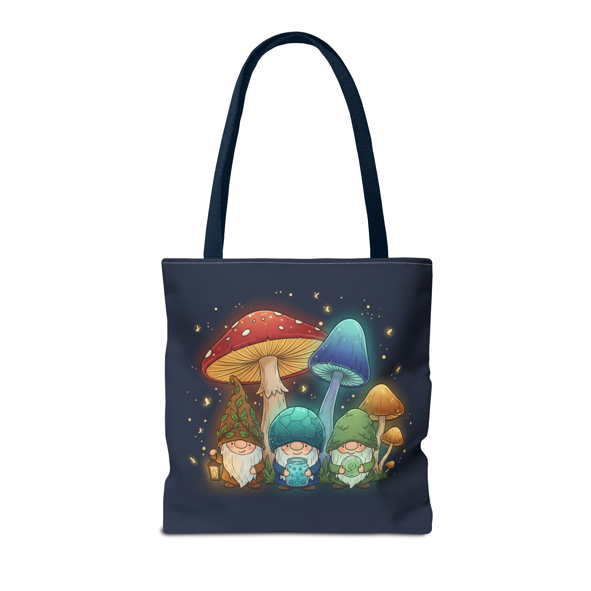 Mushroom Gnome Tote Bag — Whimsical Forest Fairycore AOP Tote