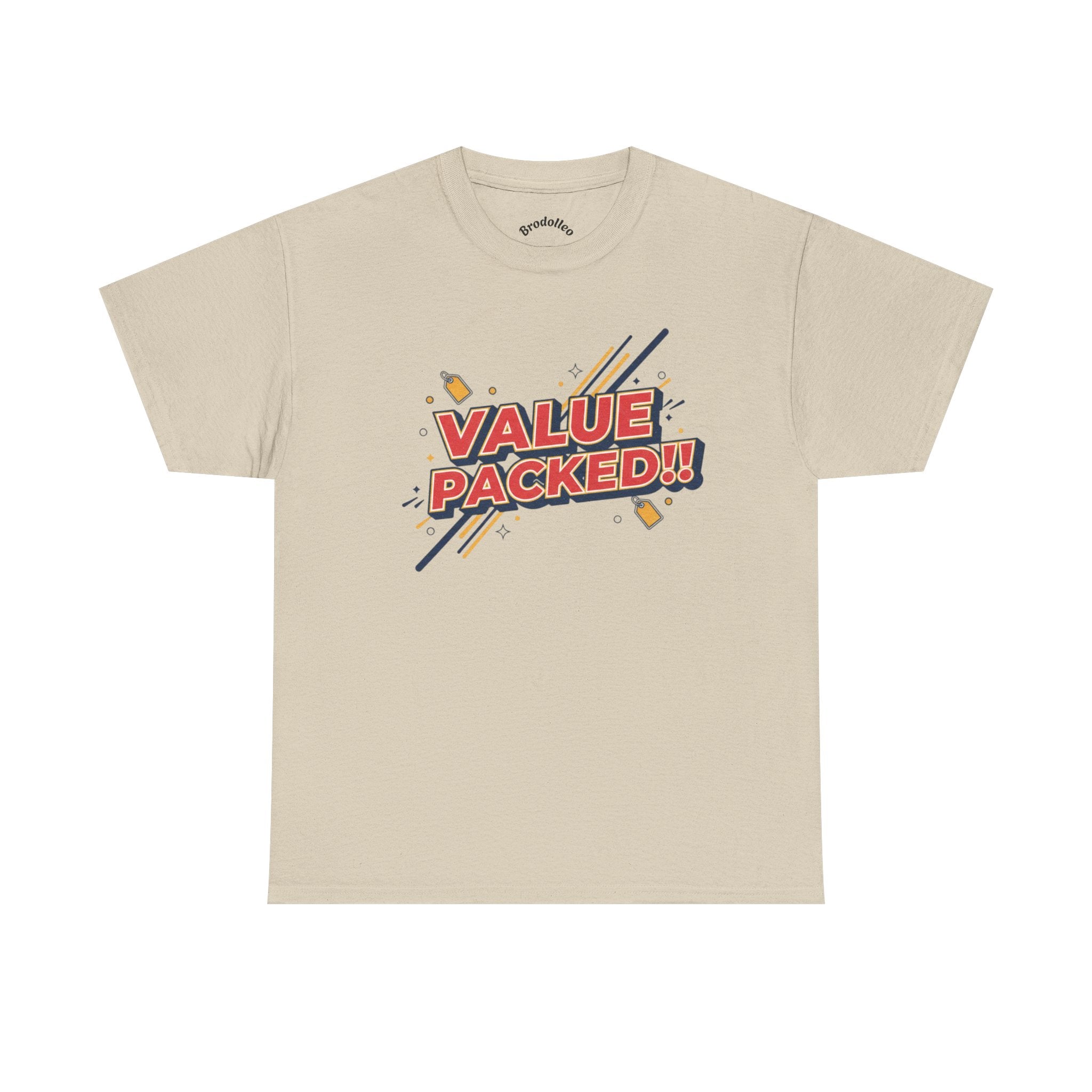 Value Packed! Graphic Tee — Retro Comic Style Casual T‑Shirt