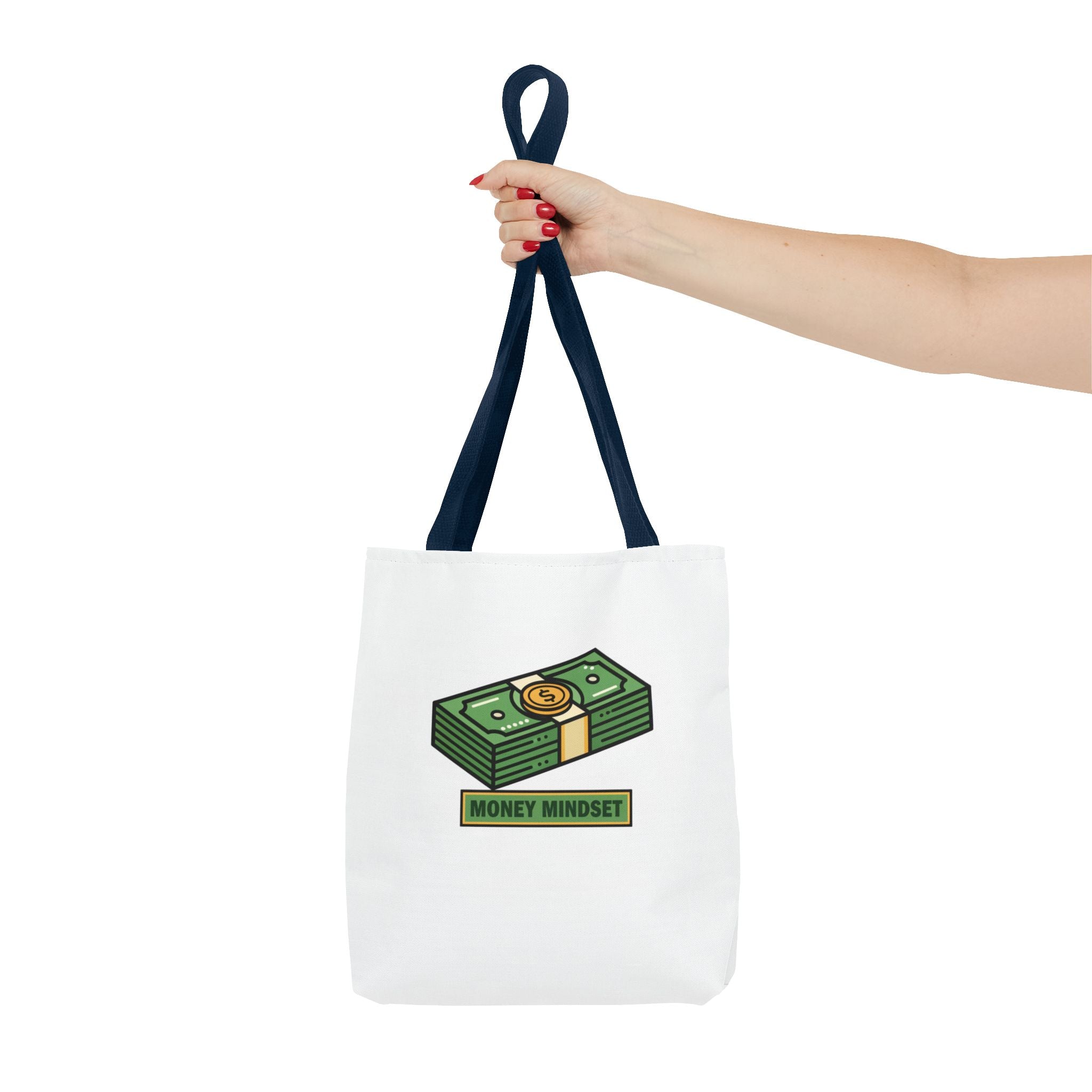 Money Mindset Tote Bag — Cash Stack Graphic Eco Shopper