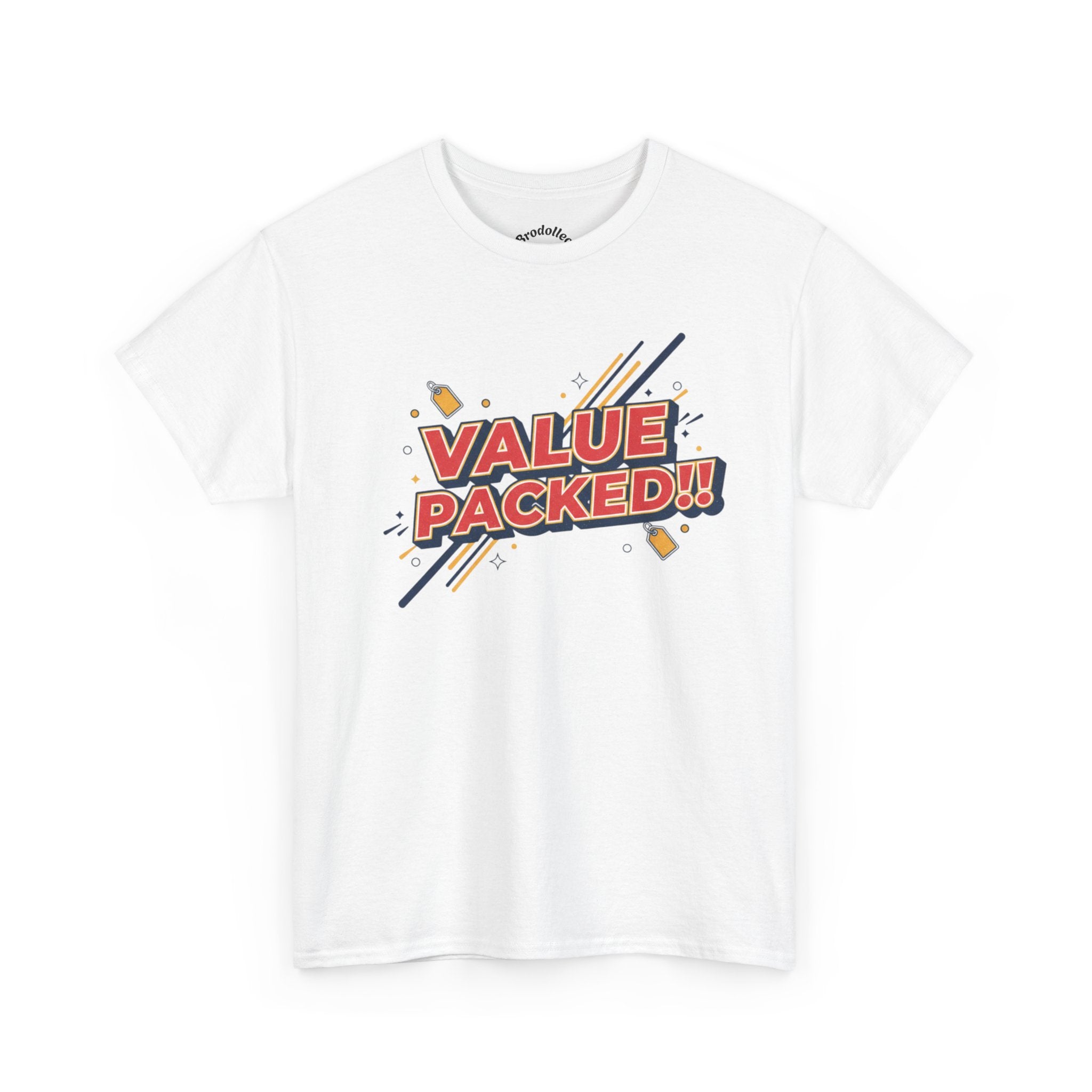 Value Packed! Graphic Tee — Retro Comic Style Casual T‑Shirt