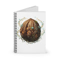 Woodland Tree-Hollow Spiral Notebook — Fantasy Nature Sketchbook (Ruled)