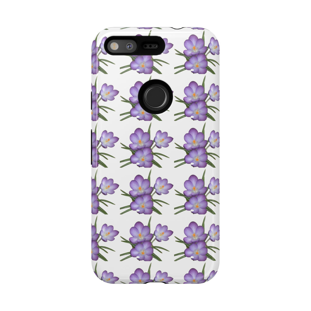 Tough Case — Purple Floral Phone Case