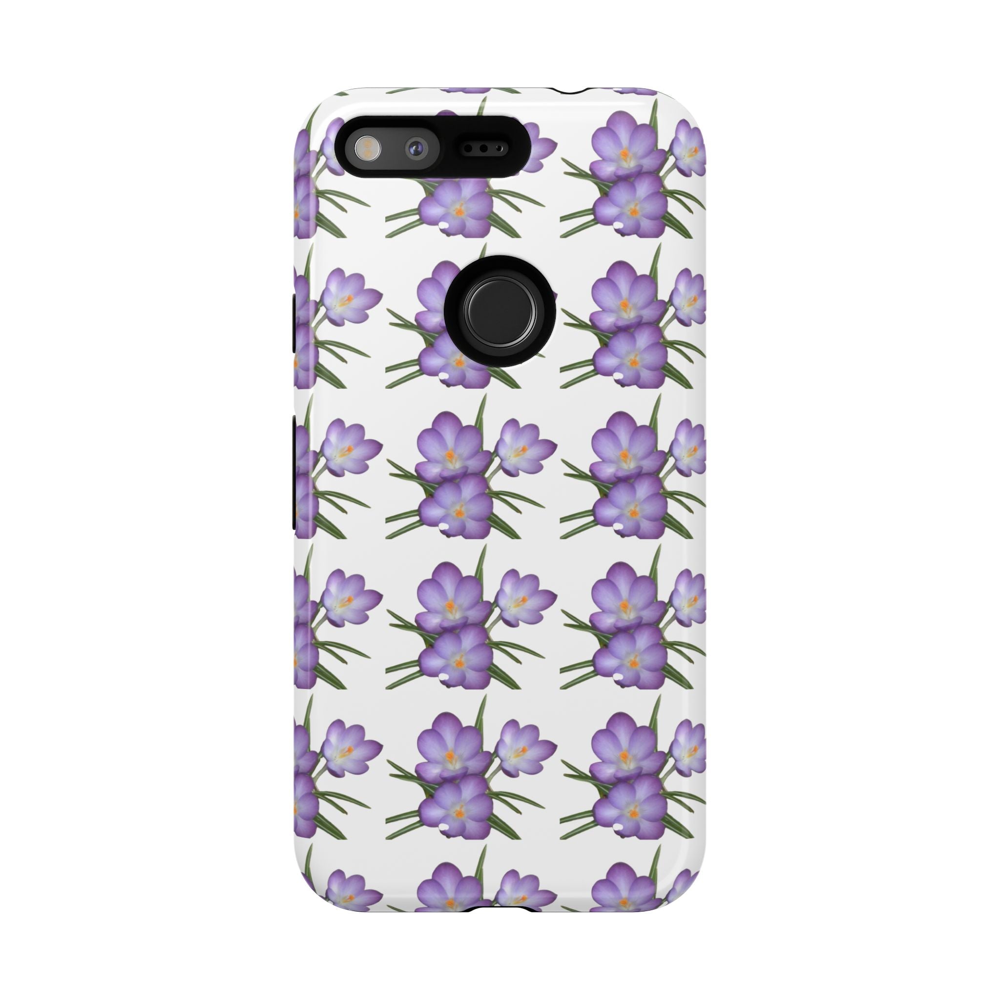 Tough Case — Purple Floral Phone Case