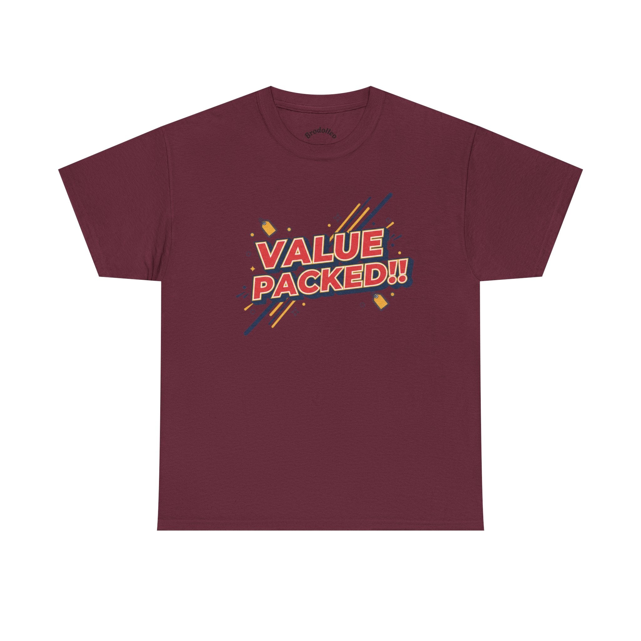 Value Packed! Graphic Tee — Retro Comic Style Casual T‑Shirt