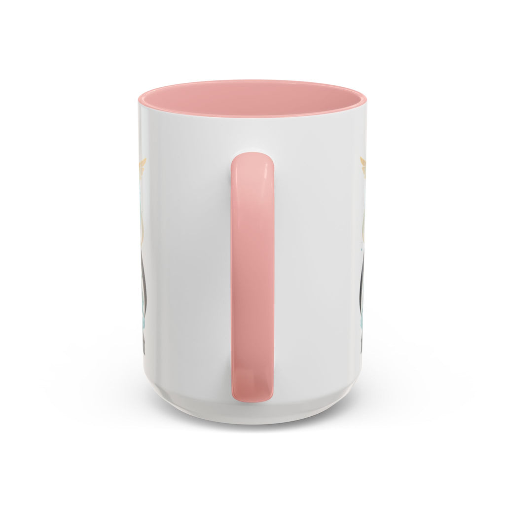Mystic Oracle Coffee Mug — Woman with Crystal Ball Accent Mug