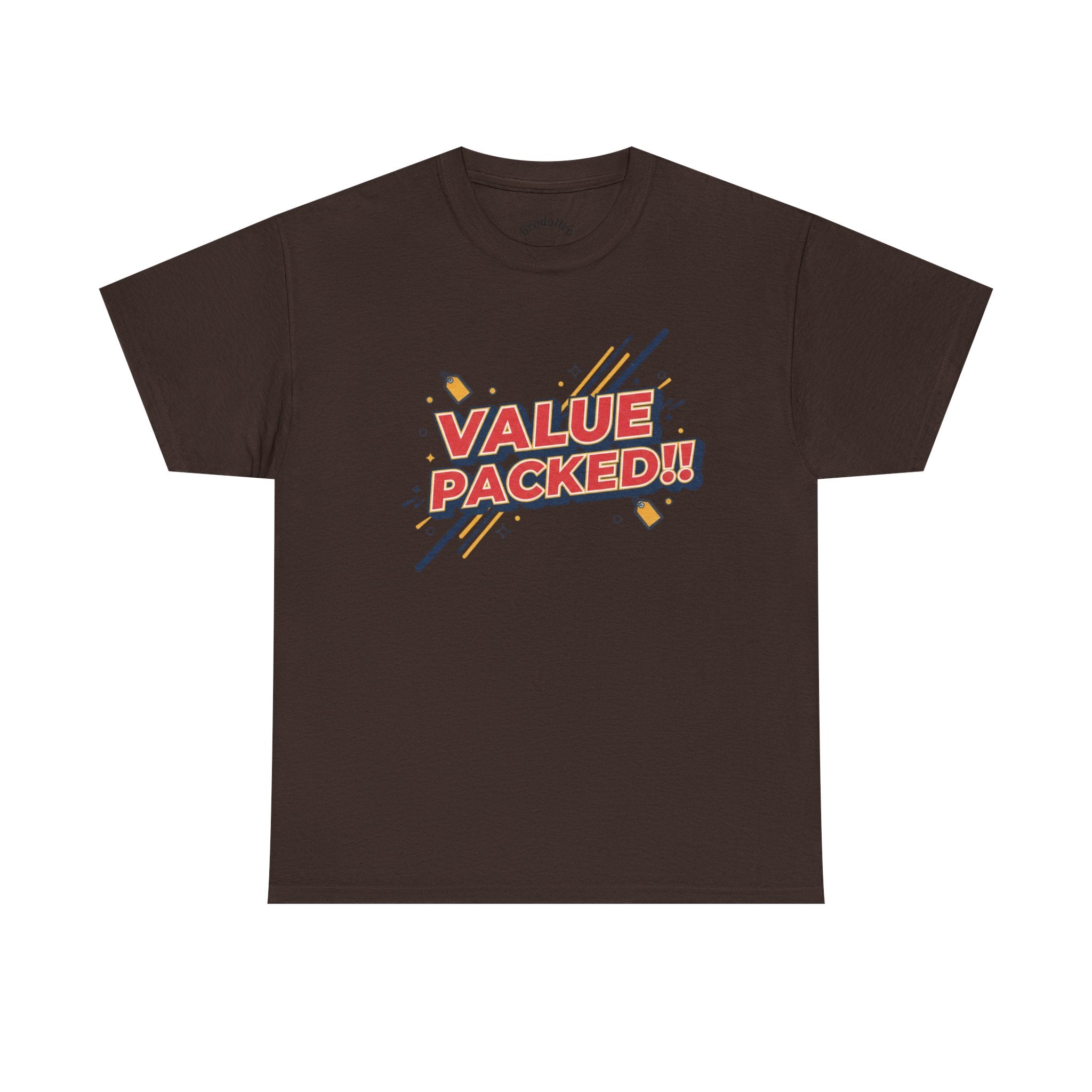 Value Packed! Graphic Tee — Retro Comic Style Casual T‑Shirt